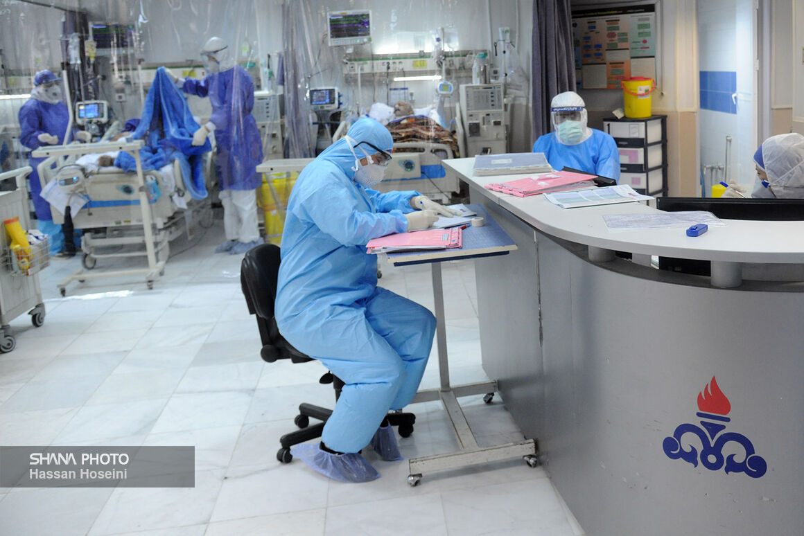 تلاش‌های جهادگران عرصه سلامت در بیمارستان نفت تهران 3