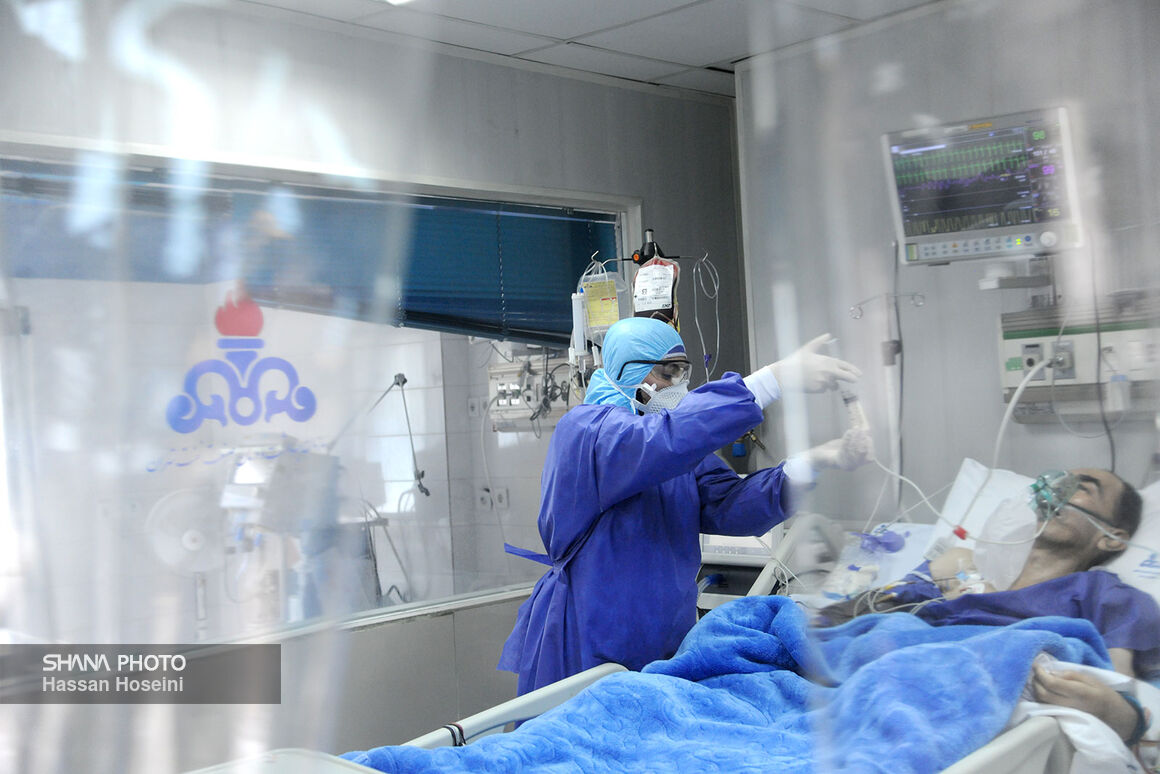 تلاش‌های جهادگران عرصه سلامت در بیمارستان نفت تهران 11