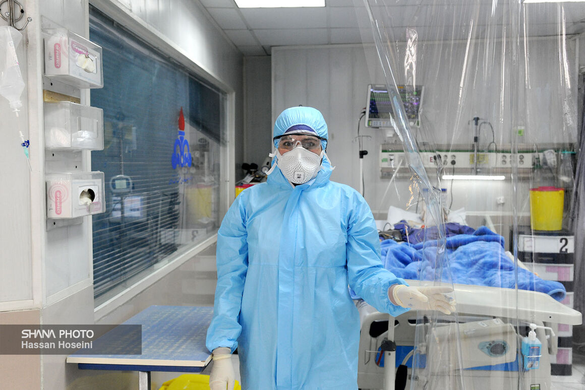 تلاش‌های جهادگران عرصه سلامت در بیمارستان نفت تهران 17
