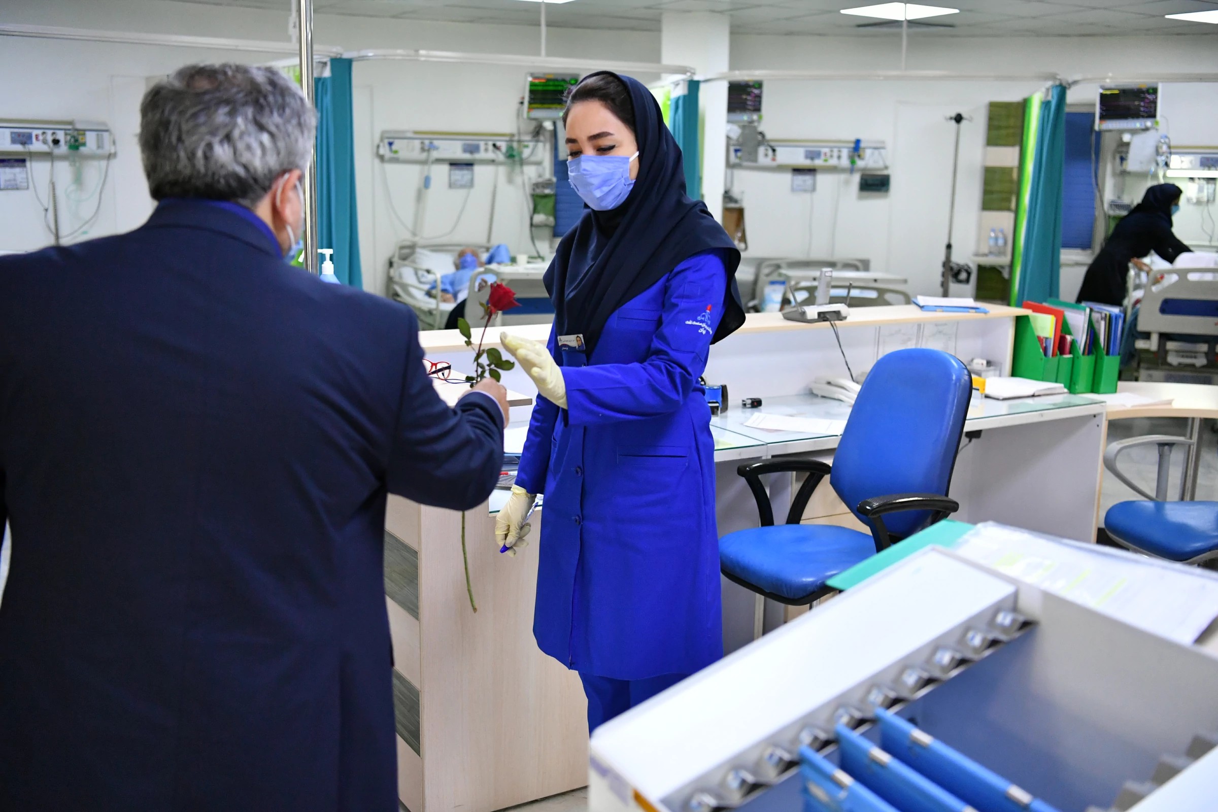 گزارش تصویری بیمارستان نفت تهران روز پرستار  1