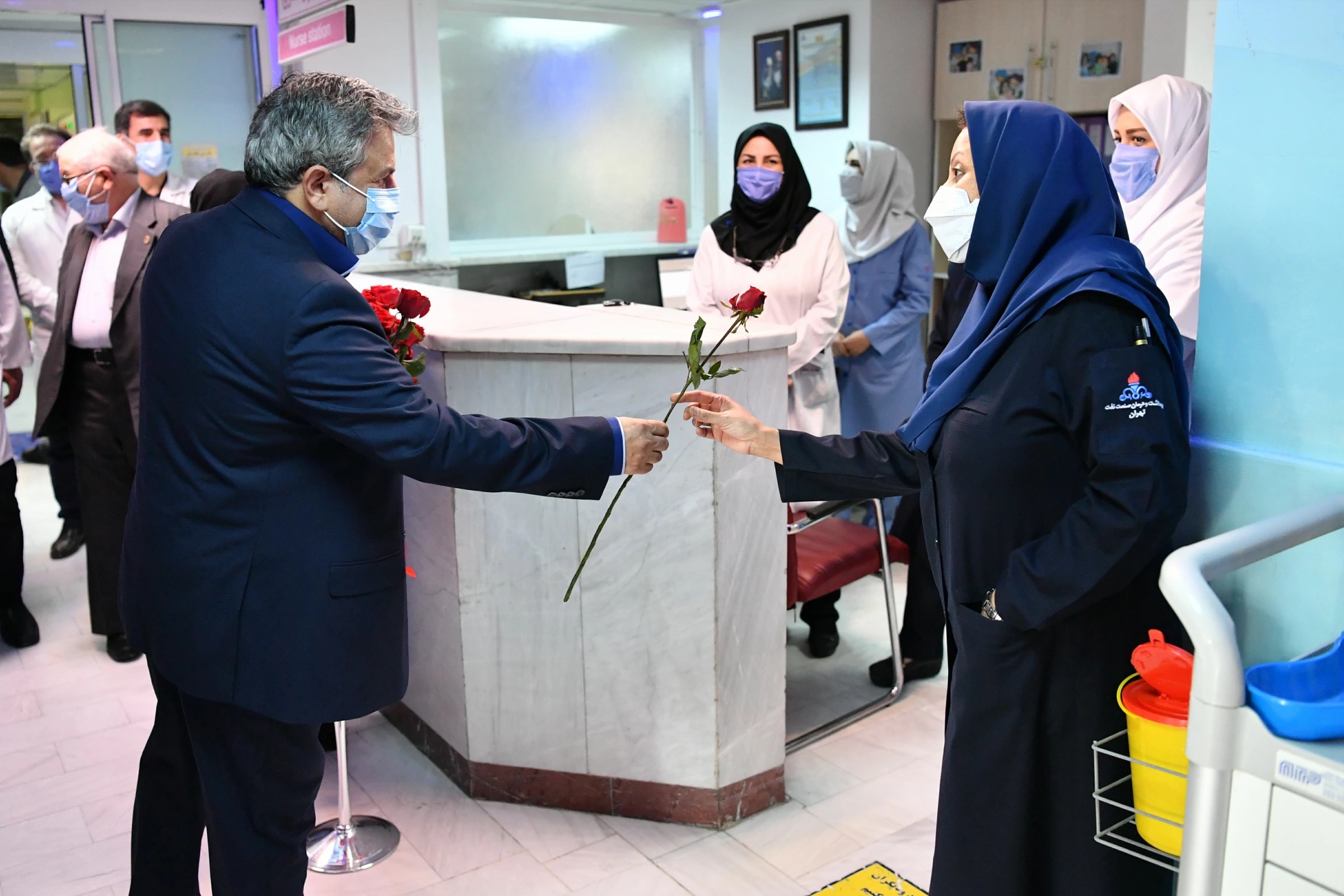 گزارش تصویری بیمارستان نفت تهران روز پرستار  16