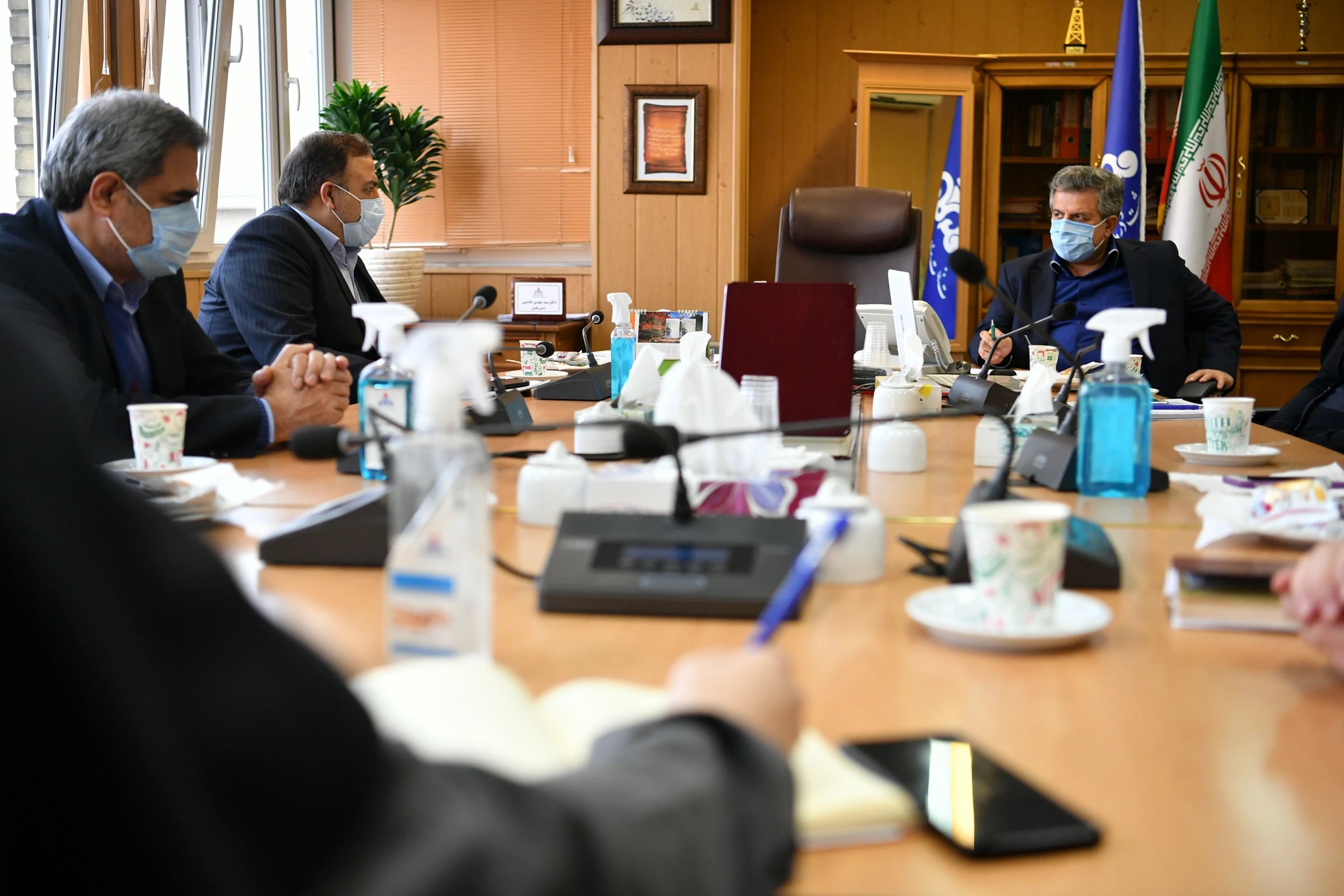 جلسه مدیرعامل با رئیس روابط عمومی شرکت ملی نفت 5