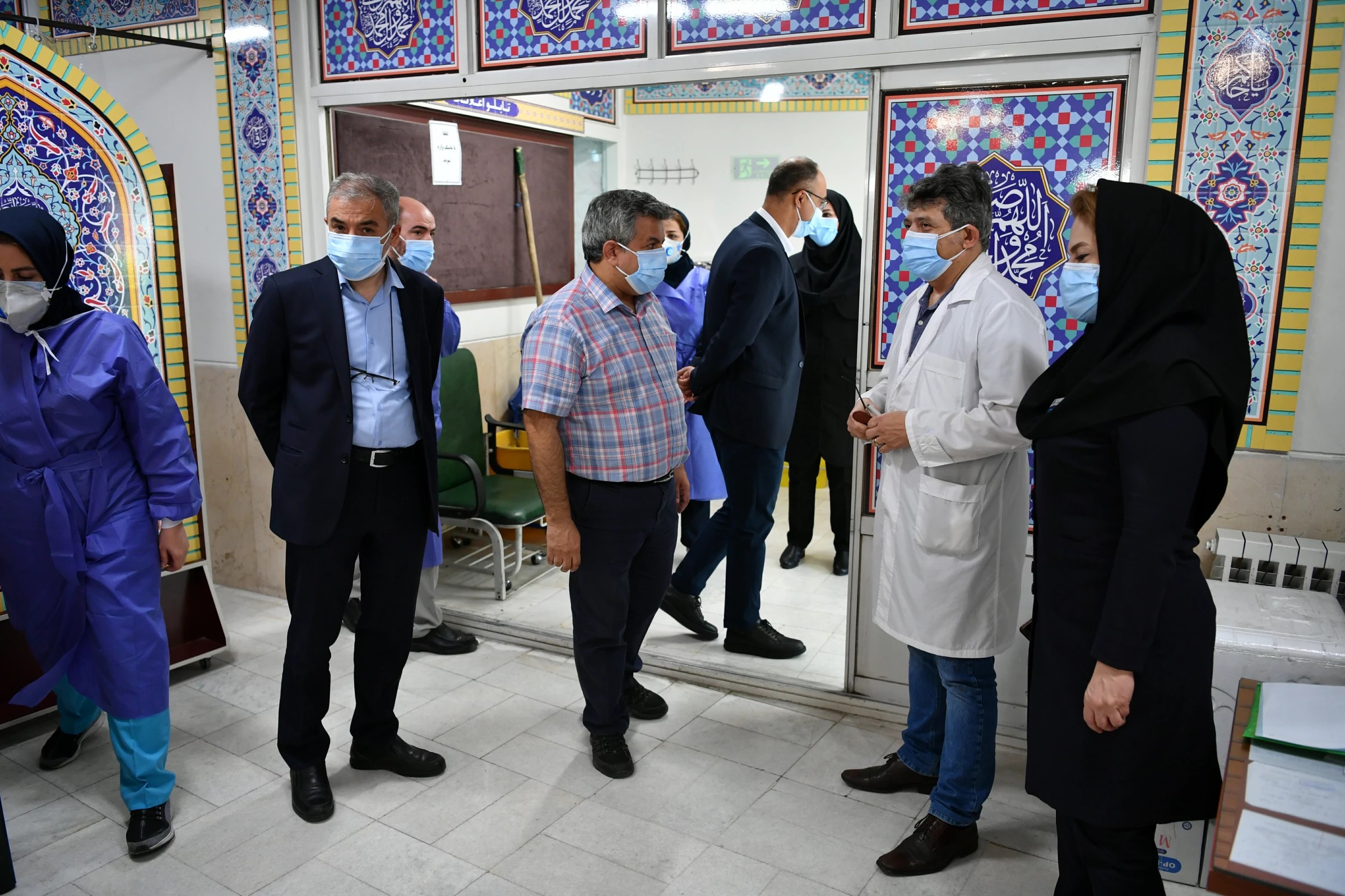 گزارش تصویری بازدید هیات مدیره از بیمارستان 4