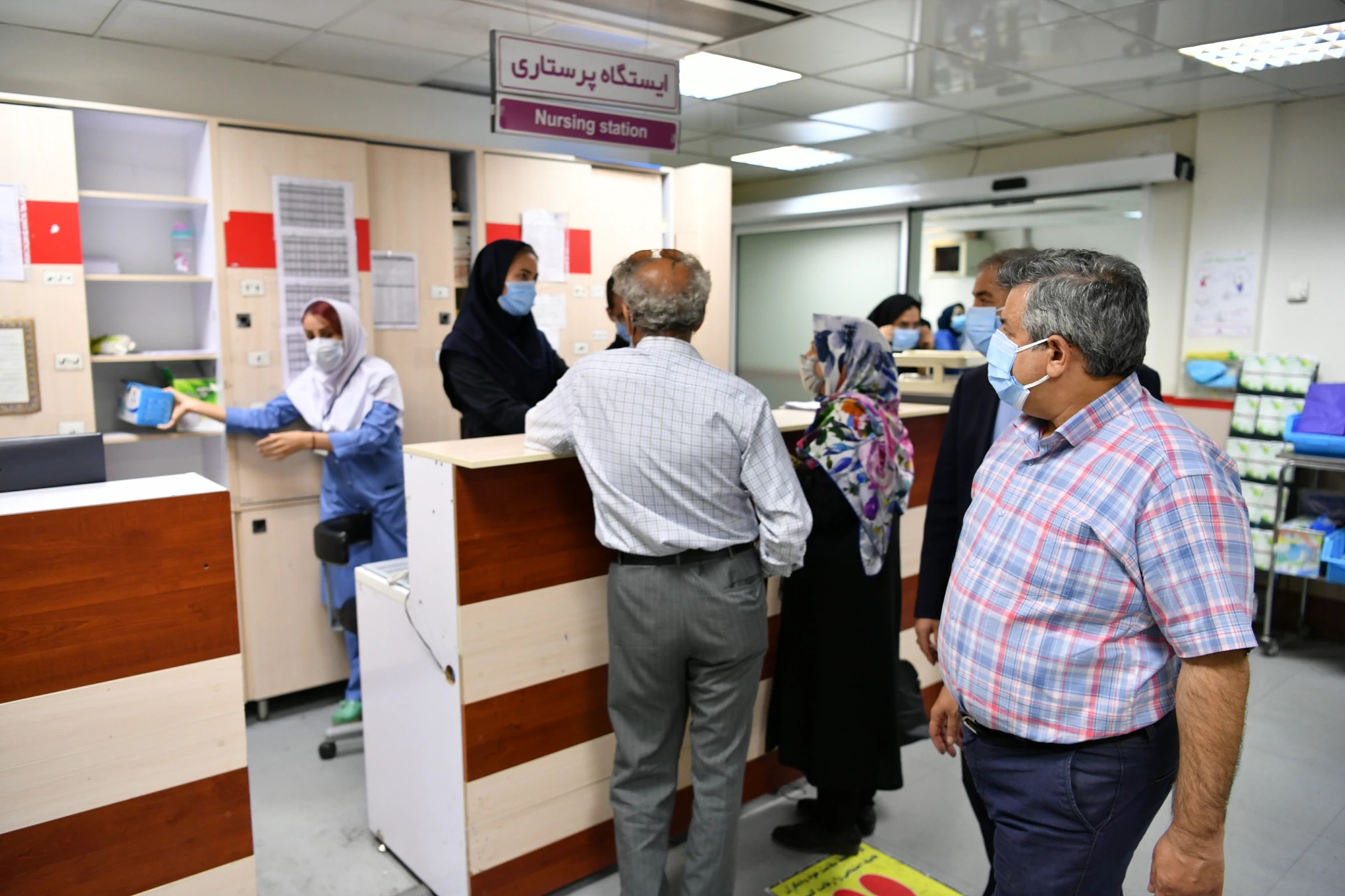 گزارش تصویری بازدید هیات مدیره از بیمارستان 6