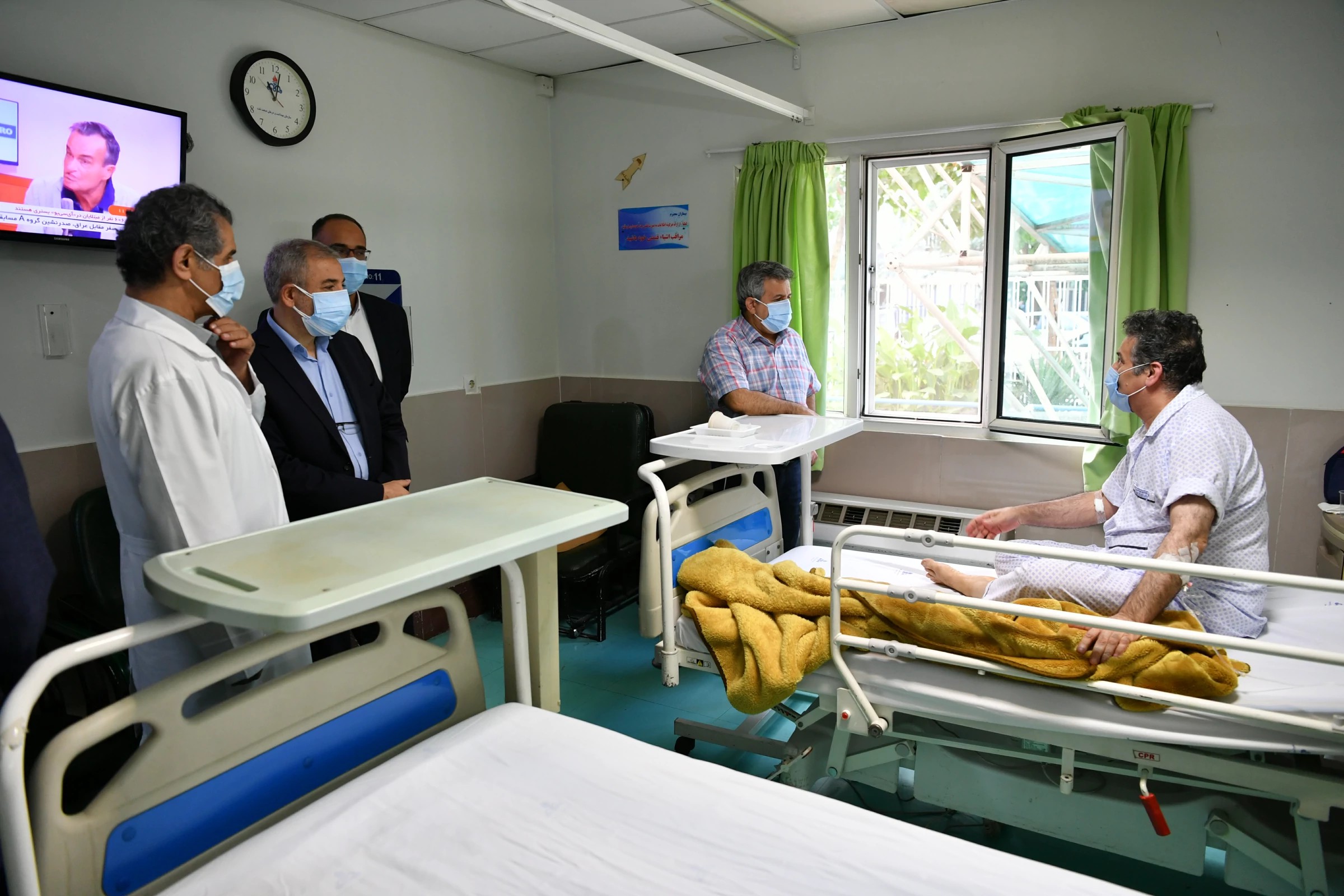 گزارش تصویری بازدید هیات مدیره از بیمارستان 12