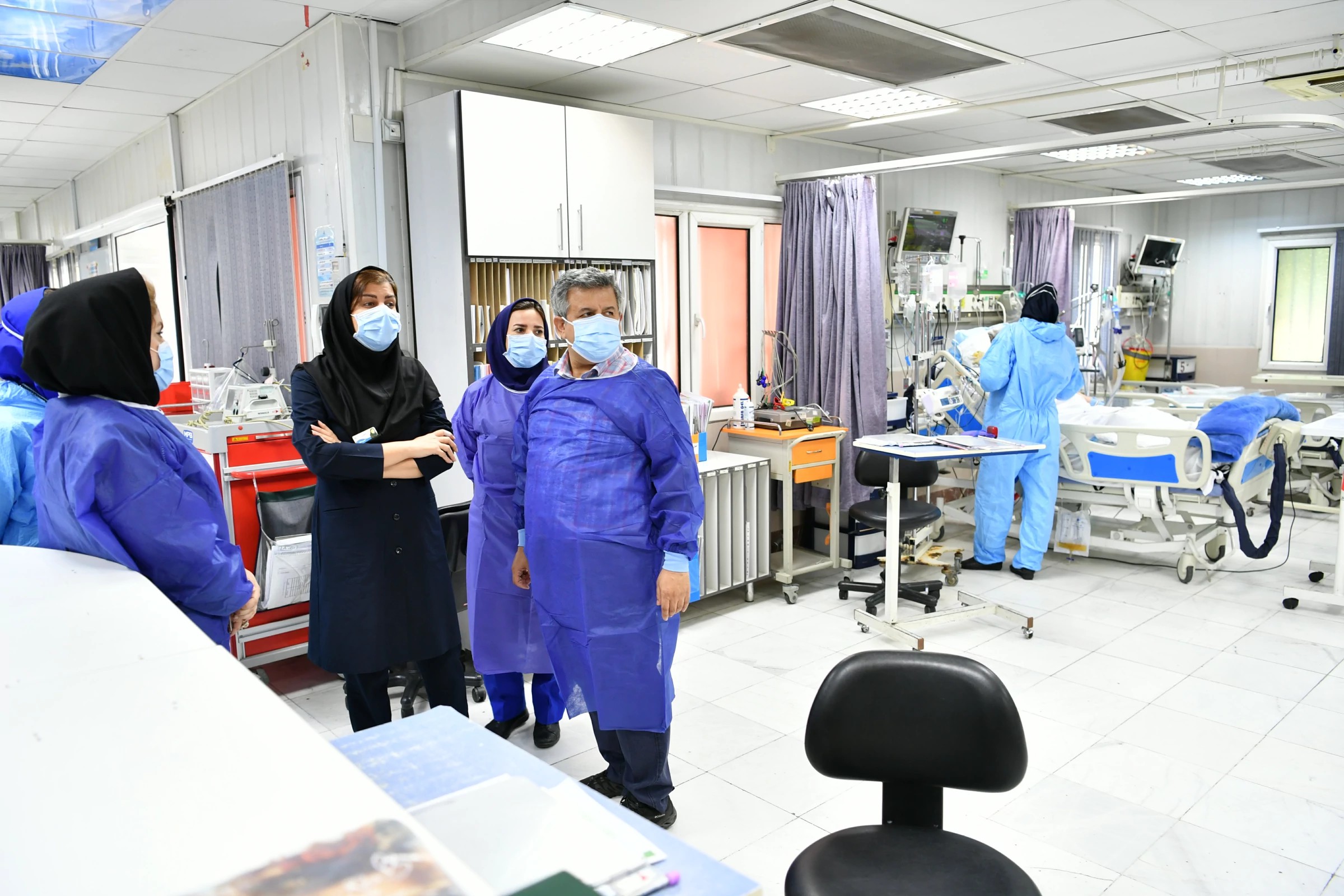 گزارش تصویری بازدید هیات مدیره از بیمارستان 14