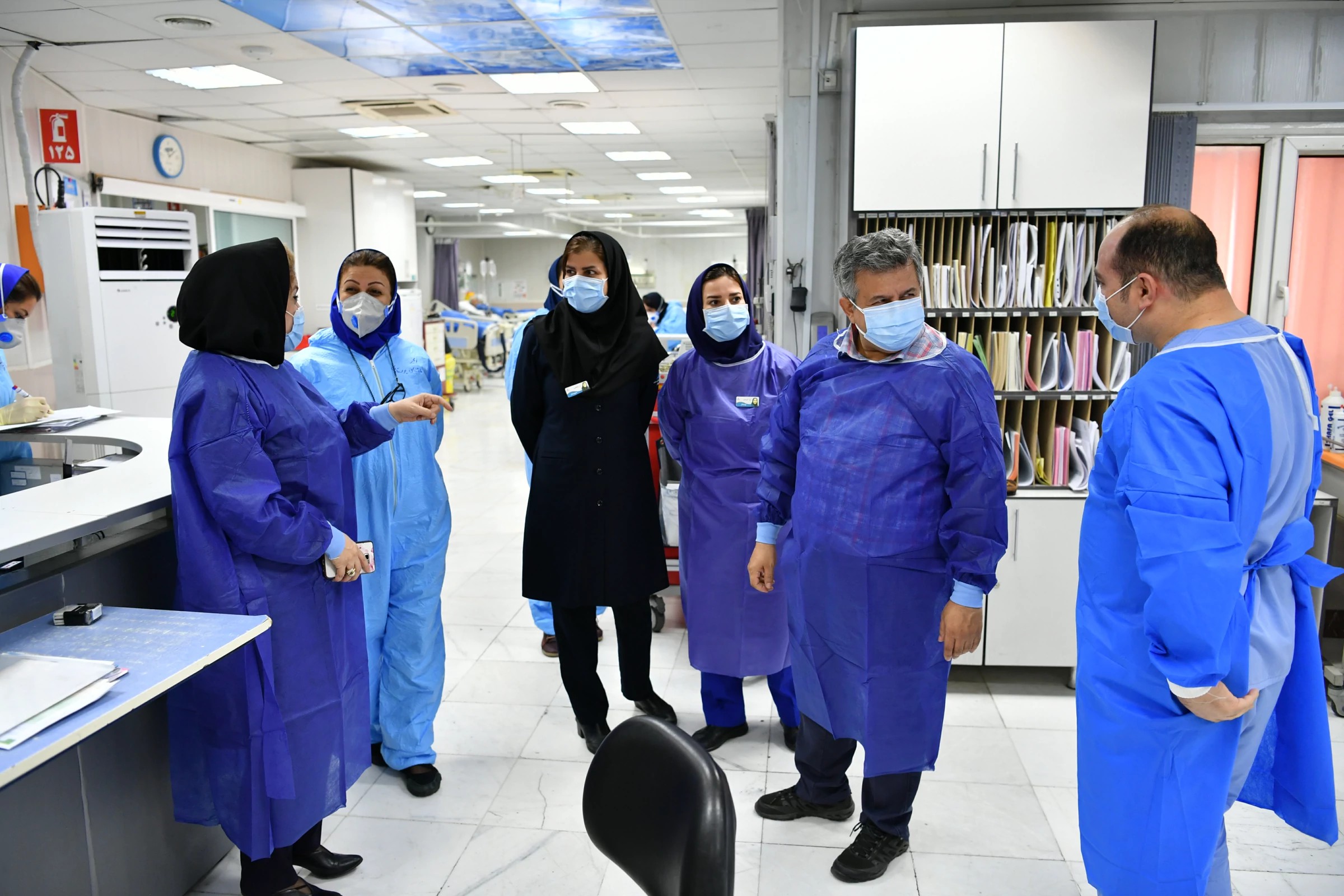 گزارش تصویری بازدید هیات مدیره از بیمارستان 15