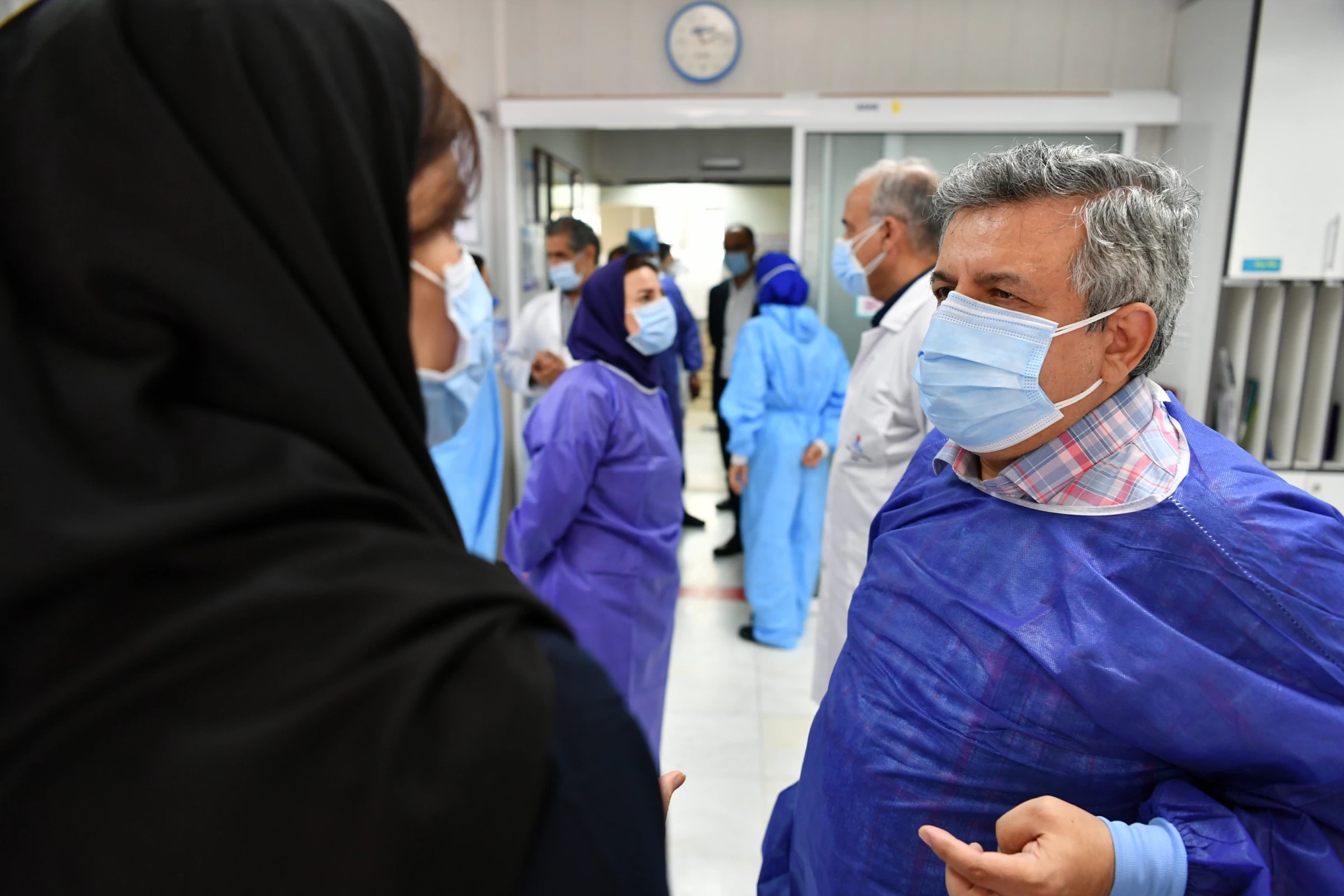 گزارش تصویری بازدید هیات مدیره از بیمارستان 17