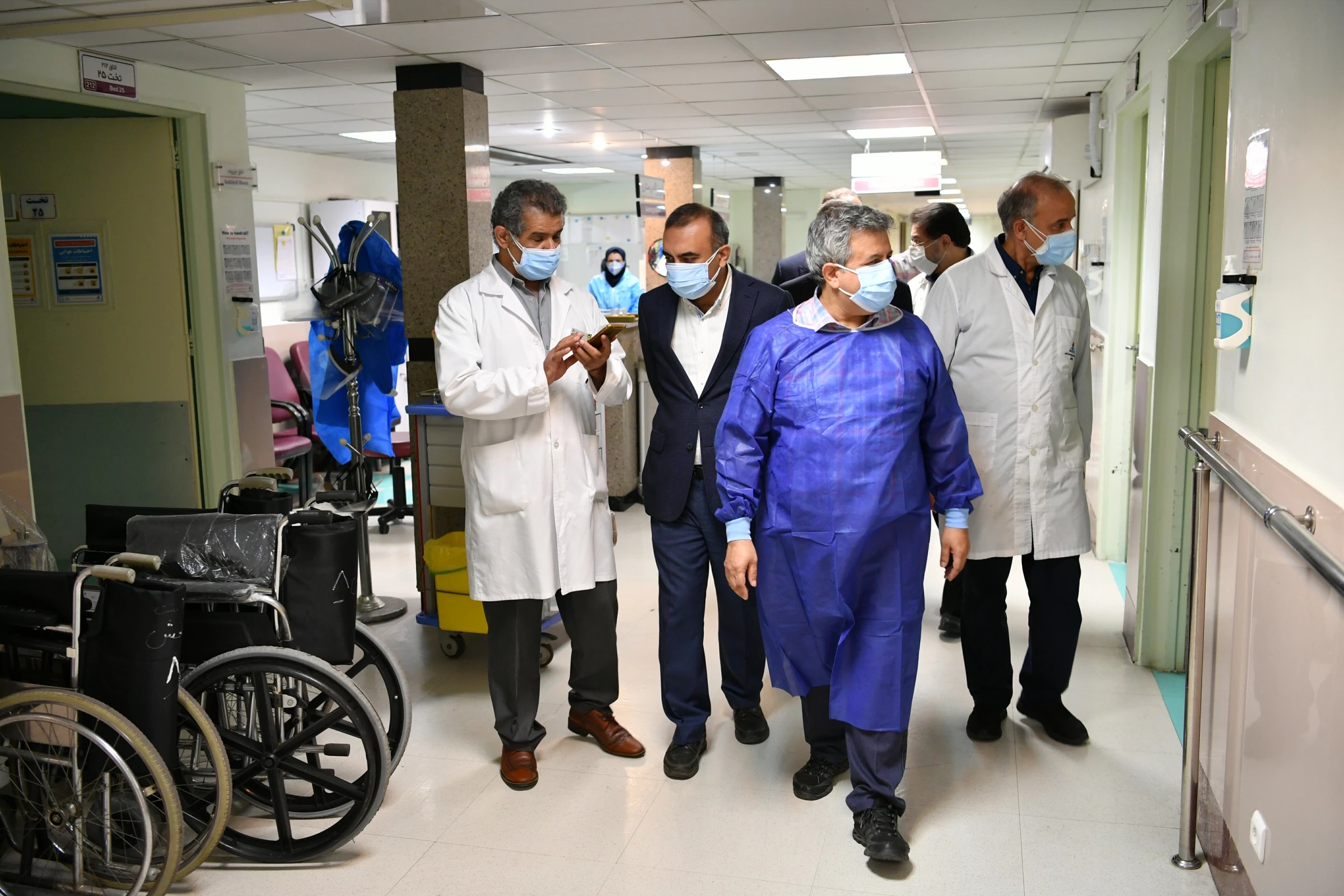 گزارش تصویری بازدید هیات مدیره از بیمارستان 21