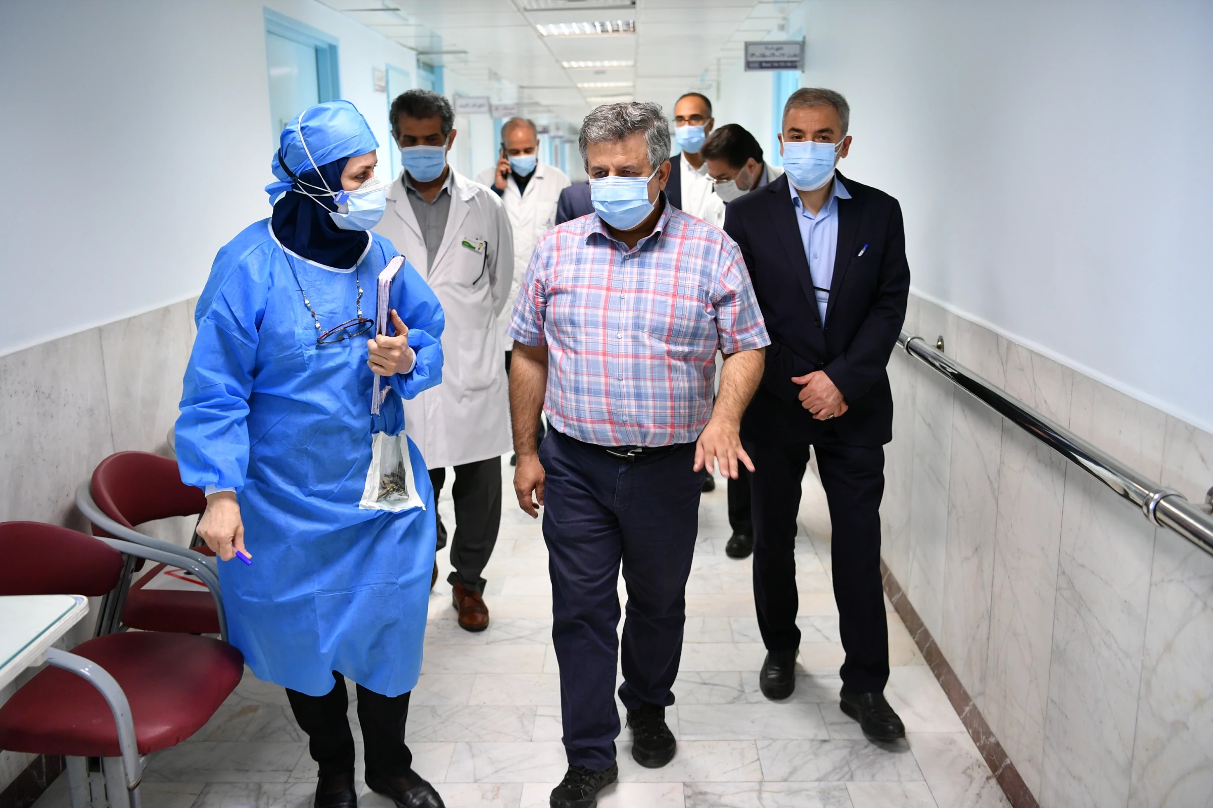 گزارش تصویری بازدید هیات مدیره از بیمارستان 23