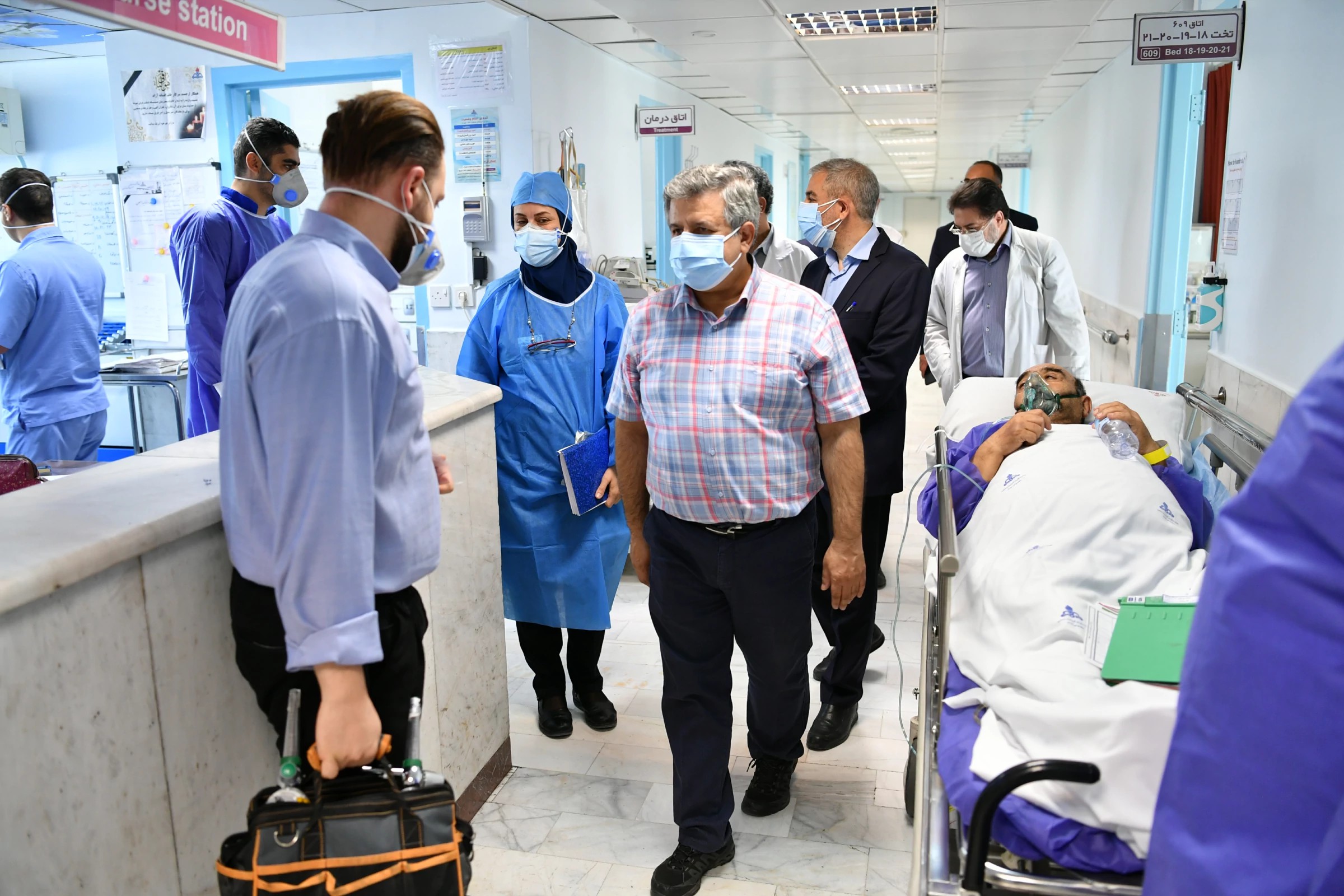 گزارش تصویری بازدید هیات مدیره از بیمارستان 24