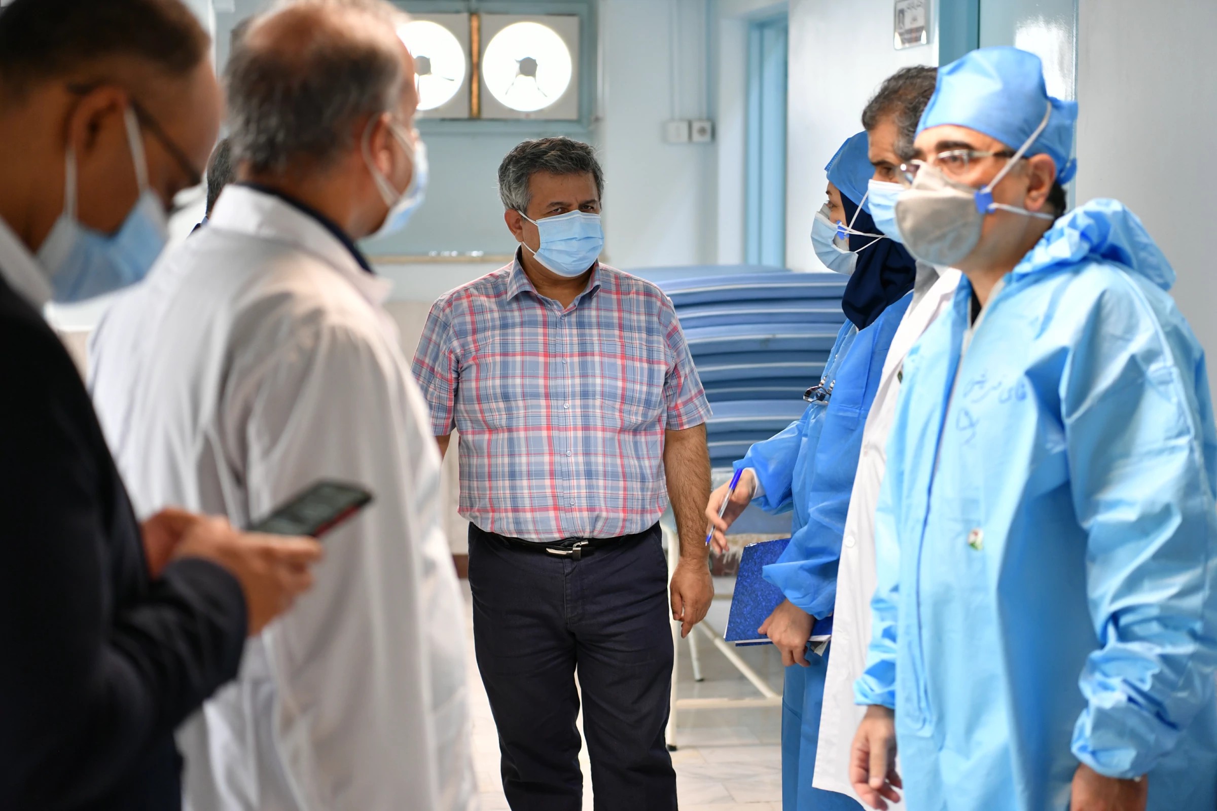 گزارش تصویری بازدید هیات مدیره از بیمارستان 26