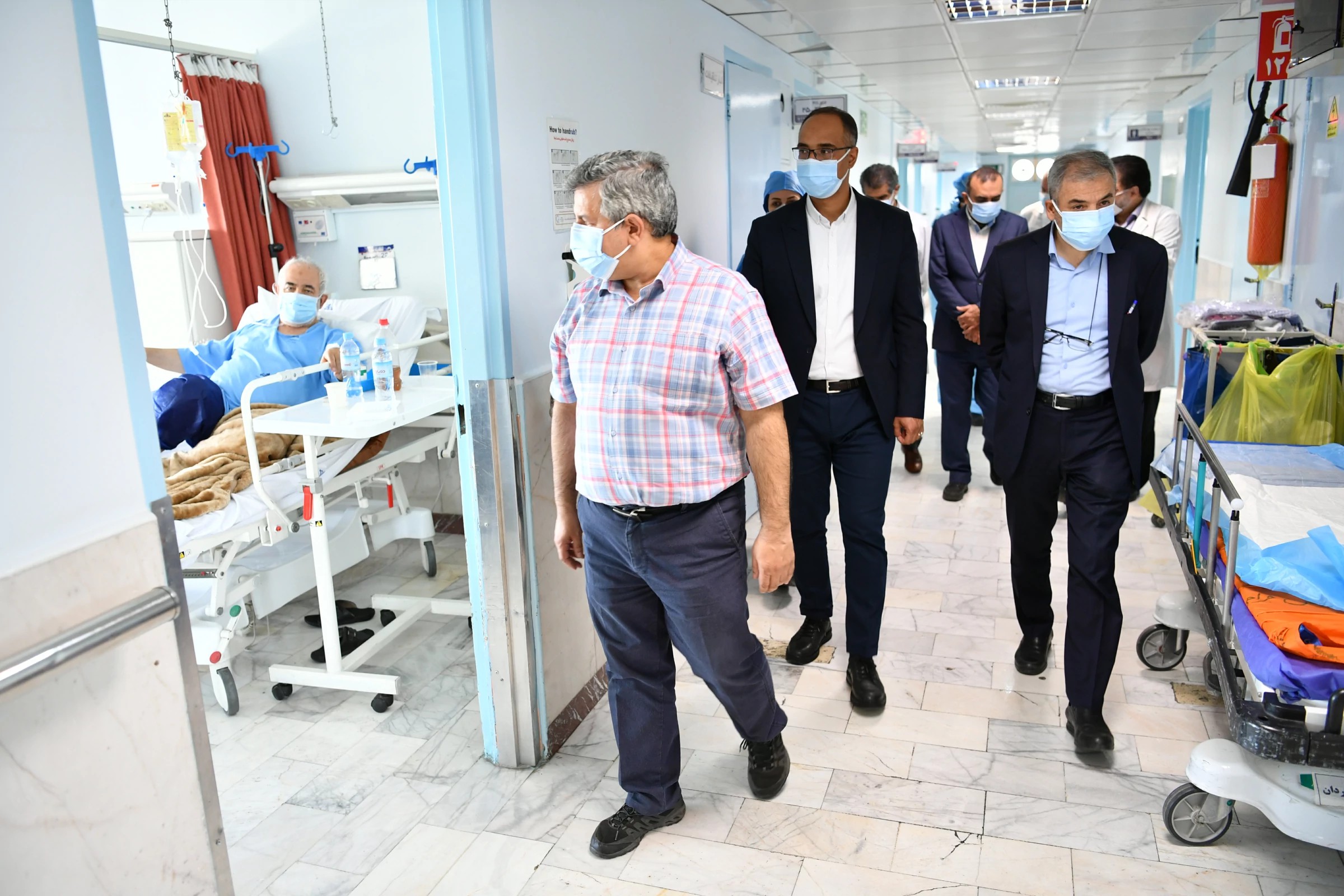 گزارش تصویری بازدید هیات مدیره از بیمارستان 27