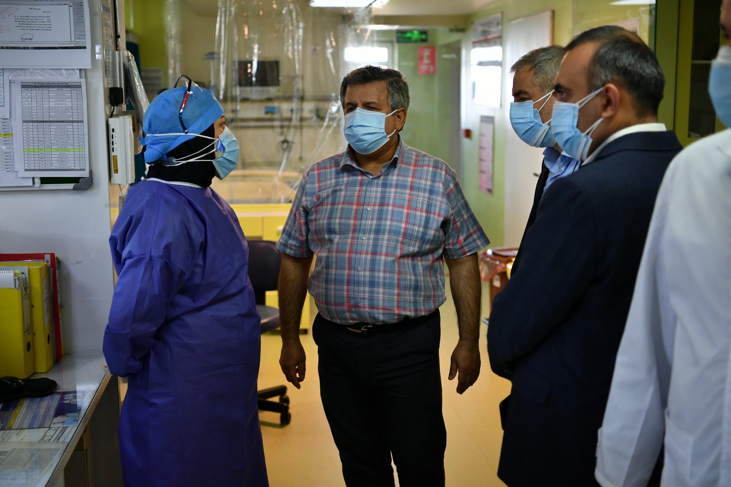 گزارش تصویری بازدید هیات مدیره از بیمارستان 30