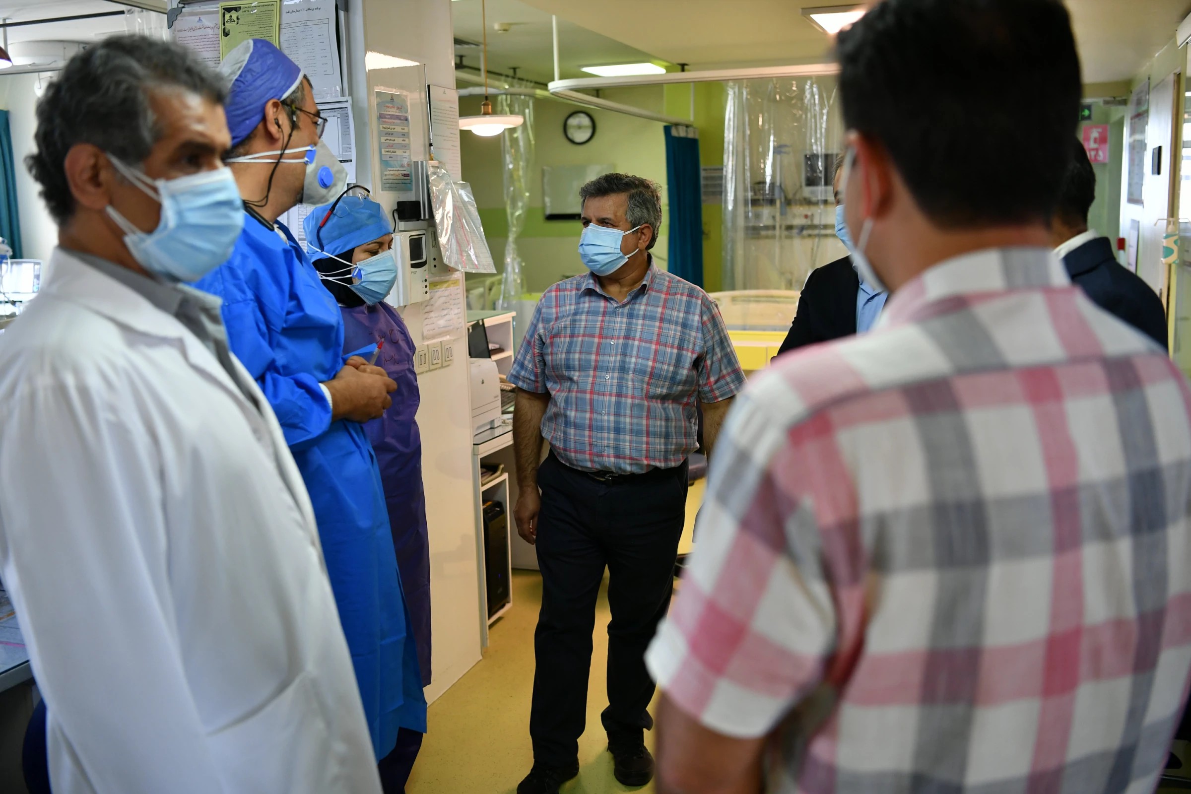 گزارش تصویری بازدید هیات مدیره از بیمارستان 33