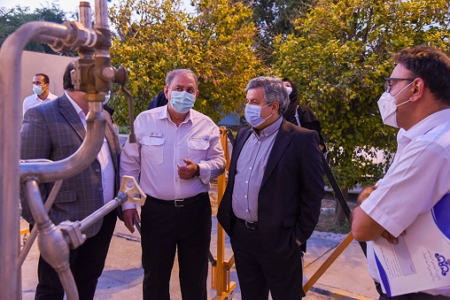 راه اندازی مخزن 30 تنی تامین اکسیژن بیمارستان توحید جم 3