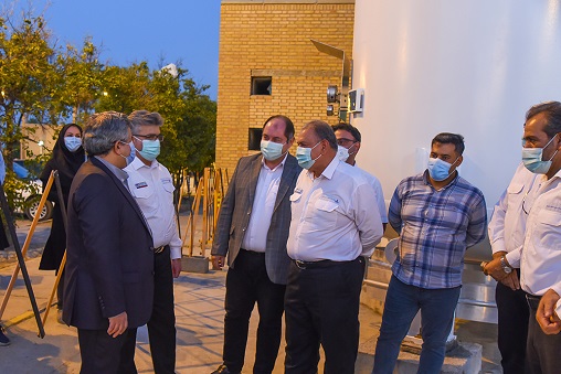 راه اندازی مخزن 30 تنی تامین اکسیژن بیمارستان توحید جم 5