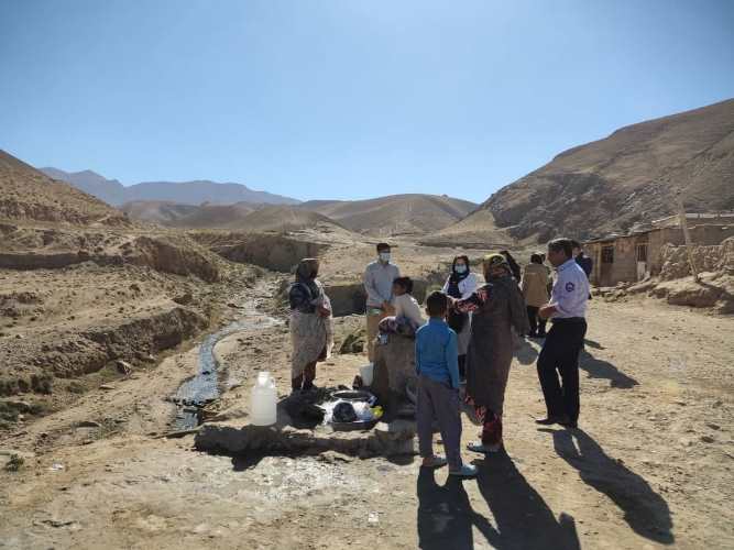 واکسیناسیون سیاری کووید19روستاهای تابعه شهرستان سرخس  1