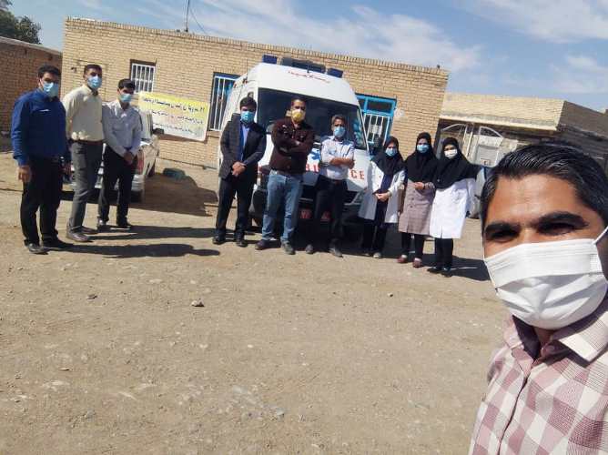 واکسیناسیون سیاری کووید19روستاهای تابعه شهرستان سرخس  3