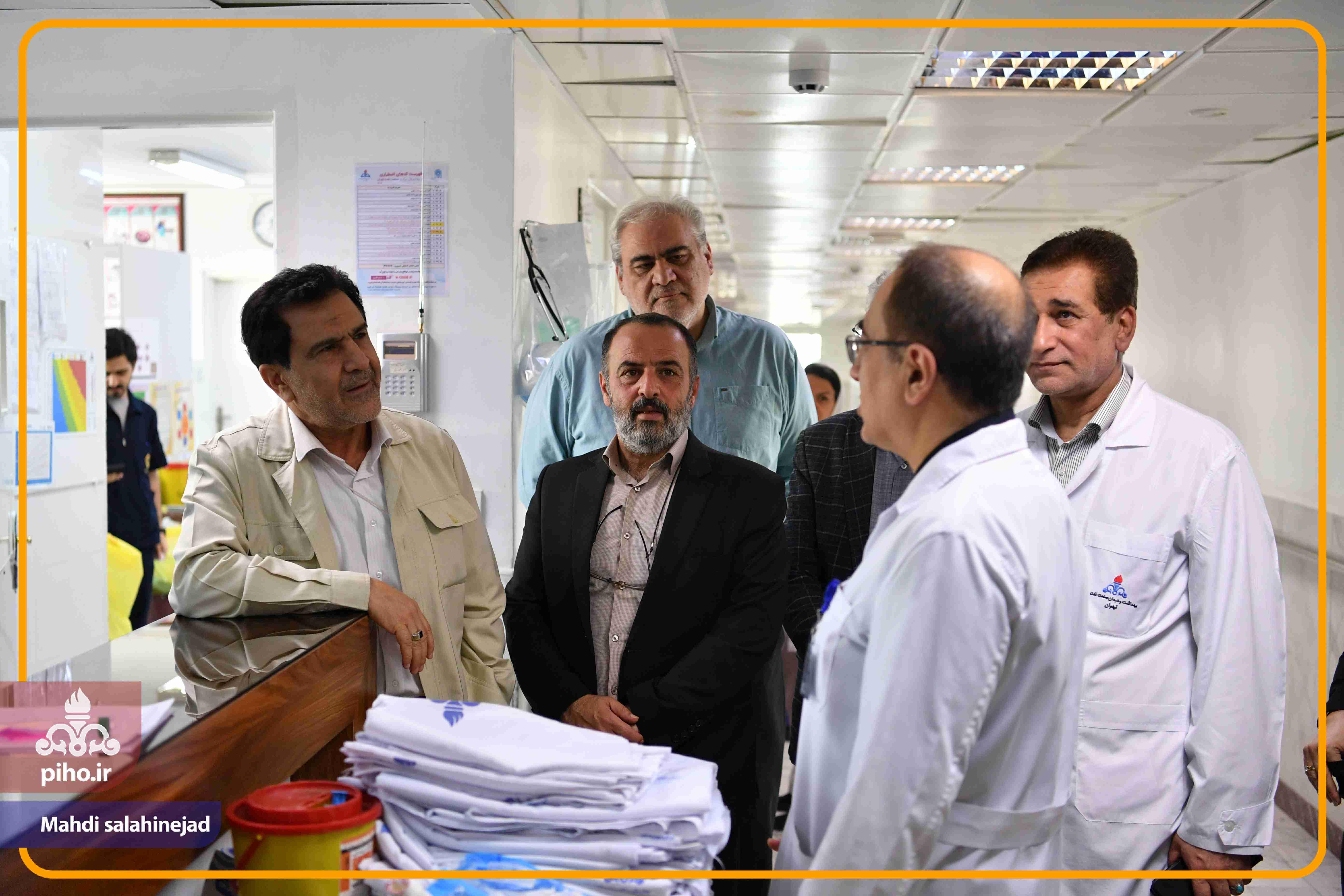 بازدید دکتر شجاع بیمارستان تهران 59