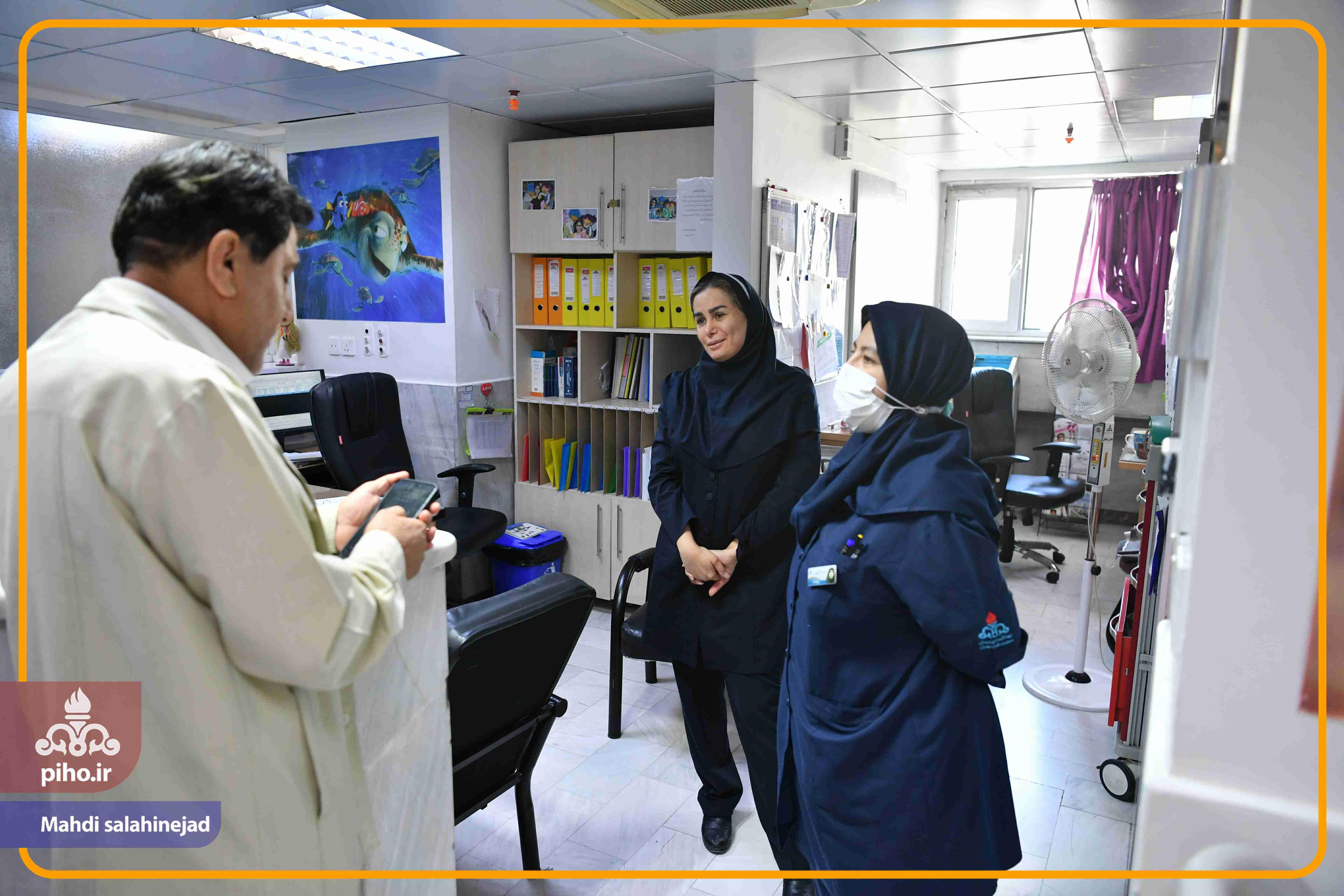 بازدید دکتر شجاع بیمارستان تهران 54