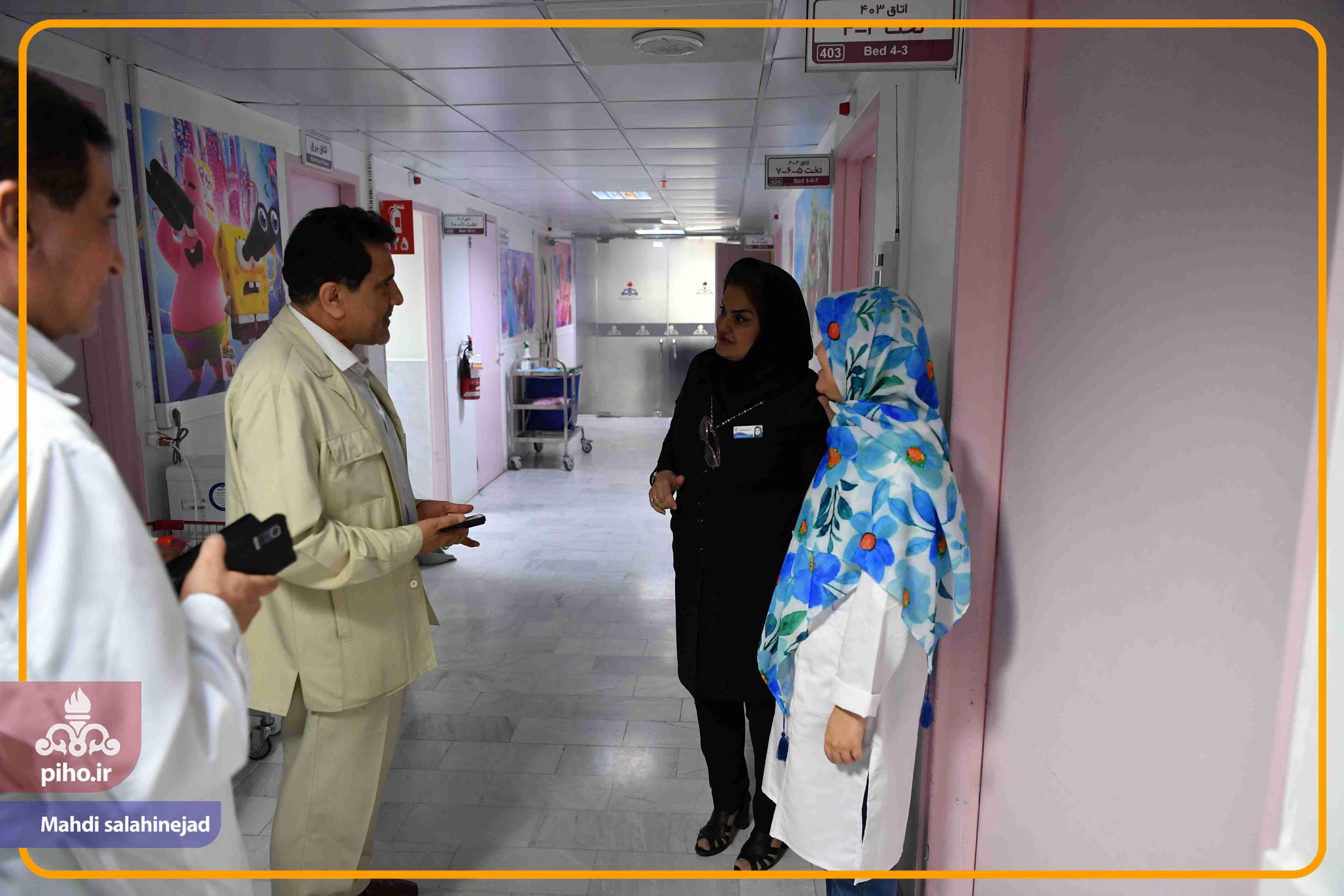 بازدید دکتر شجاع بیمارستان تهران 53