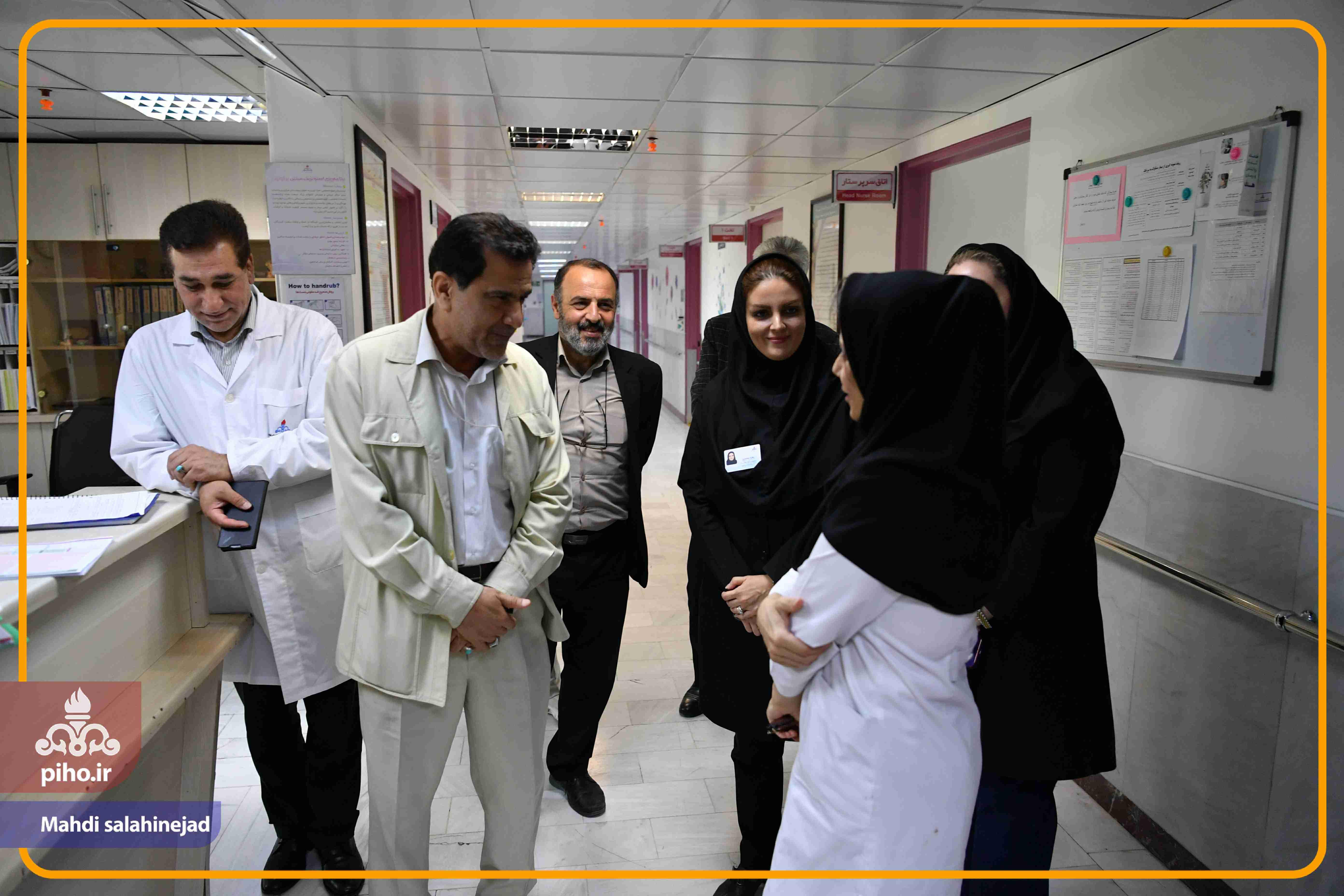 بازدید دکتر شجاع بیمارستان تهران 48