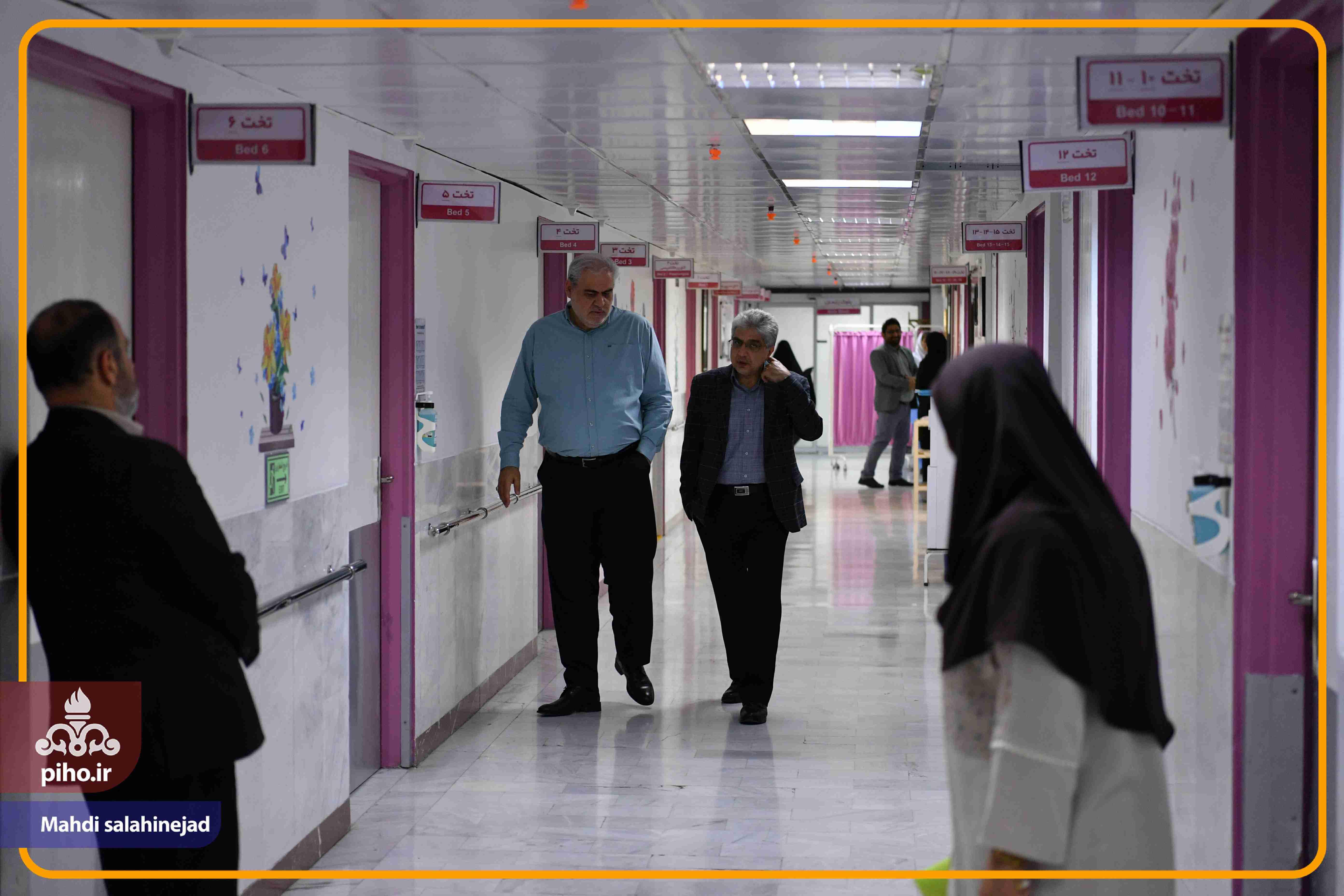 بازدید دکتر شجاع بیمارستان تهران 43