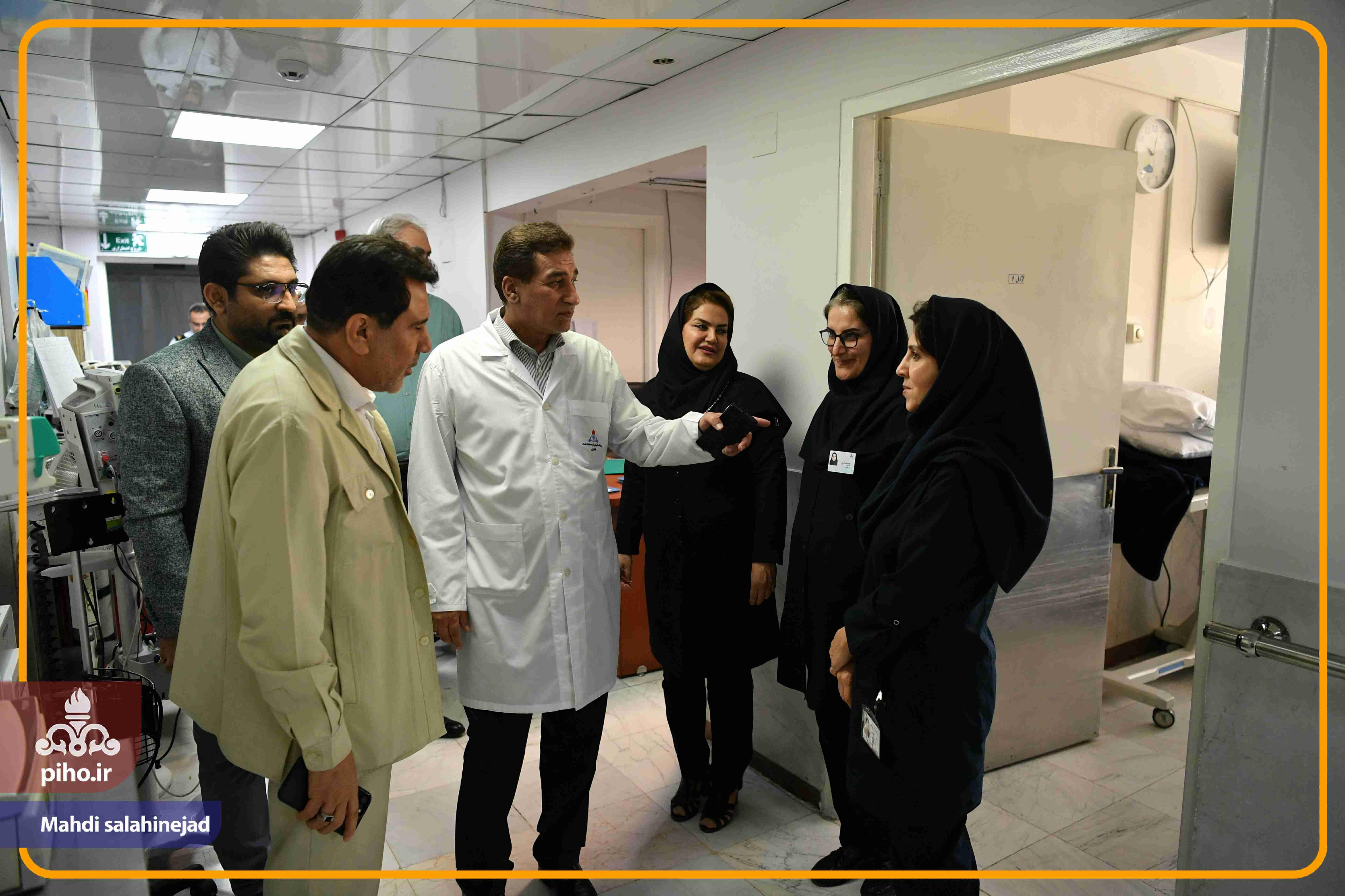 بازدید دکتر شجاع بیمارستان تهران 41