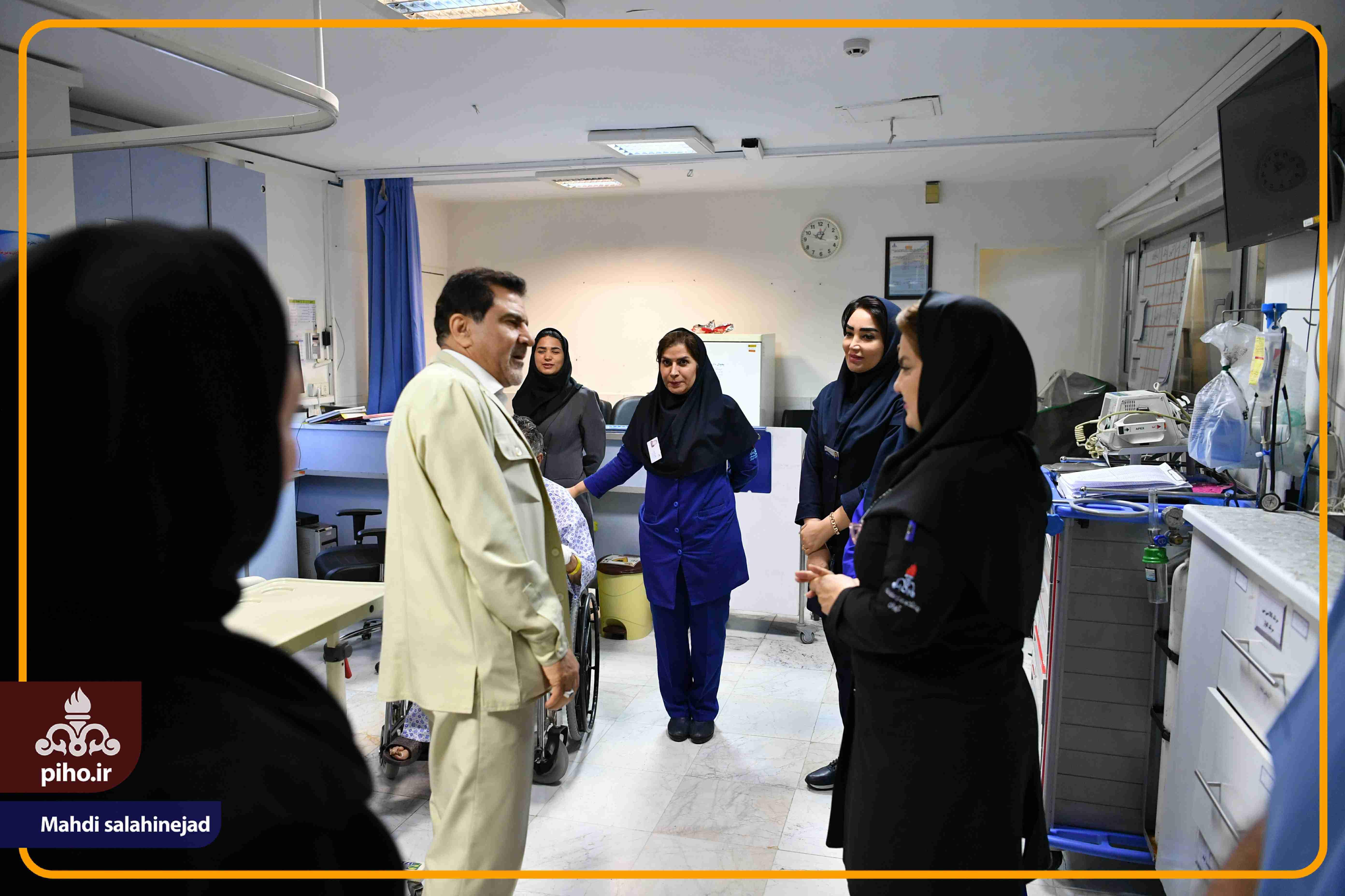 بازدید دکتر شجاع بیمارستان تهران 39