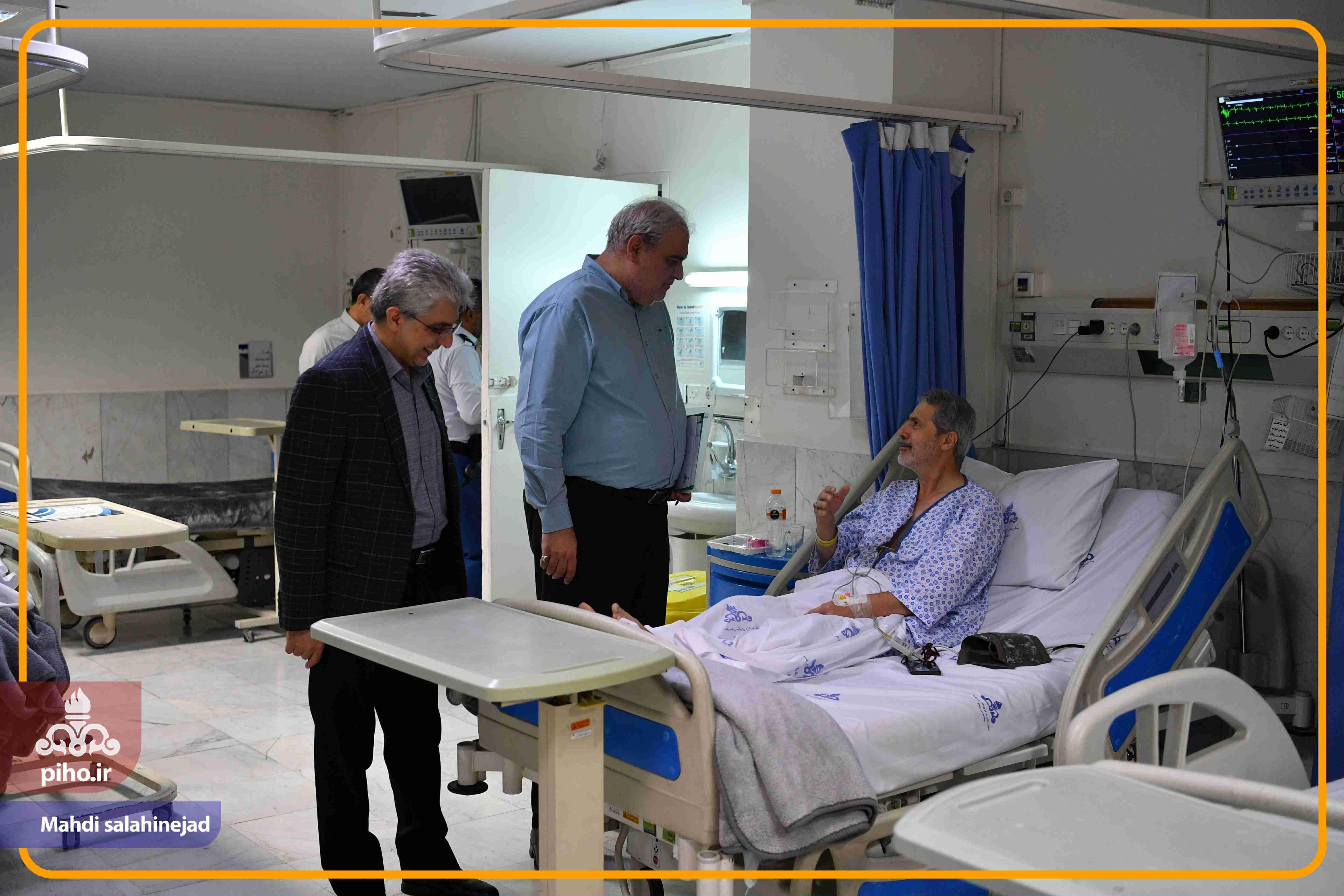 بازدید دکتر شجاع بیمارستان تهران 38
