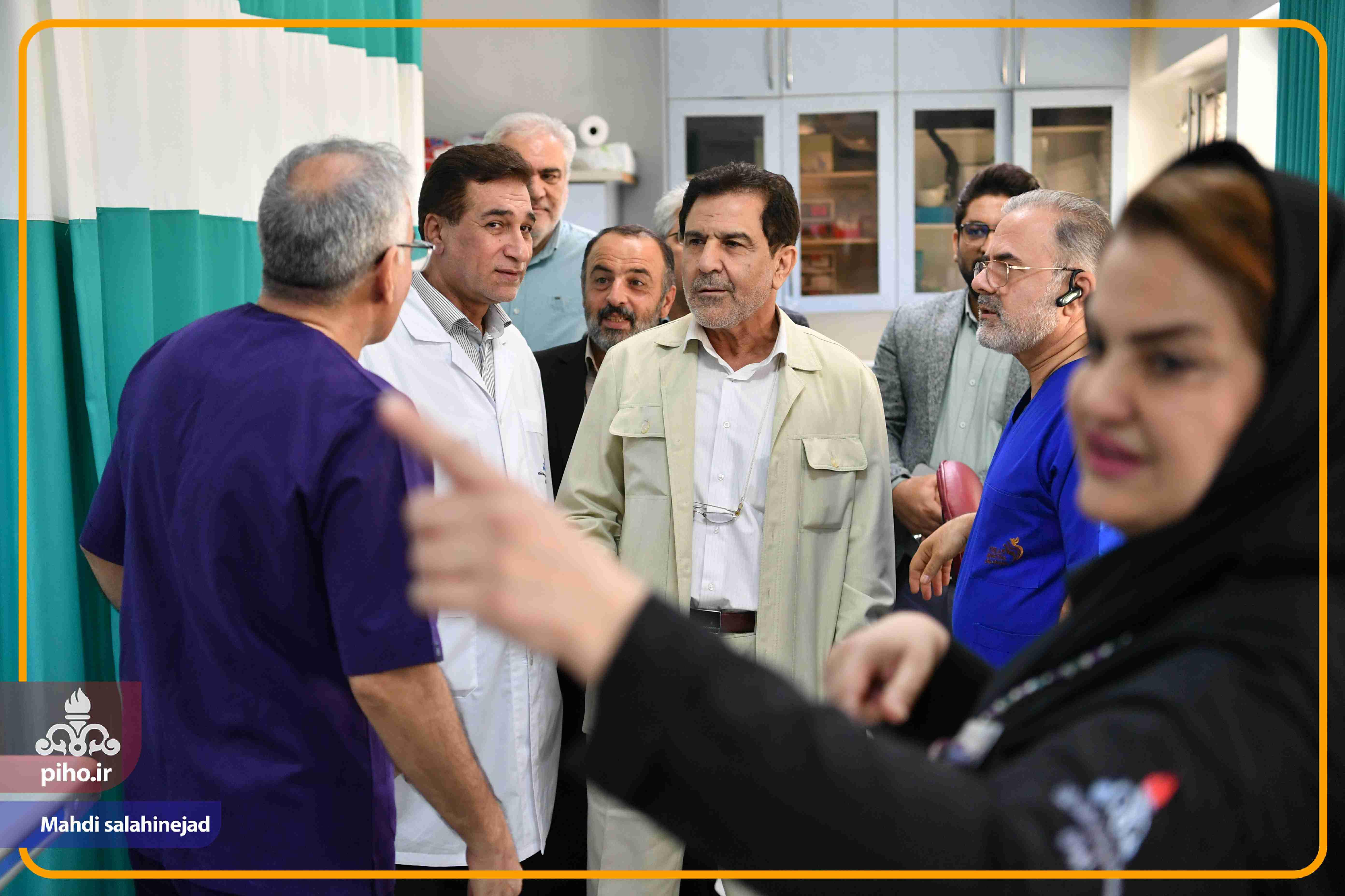 بازدید دکتر شجاع بیمارستان تهران 37