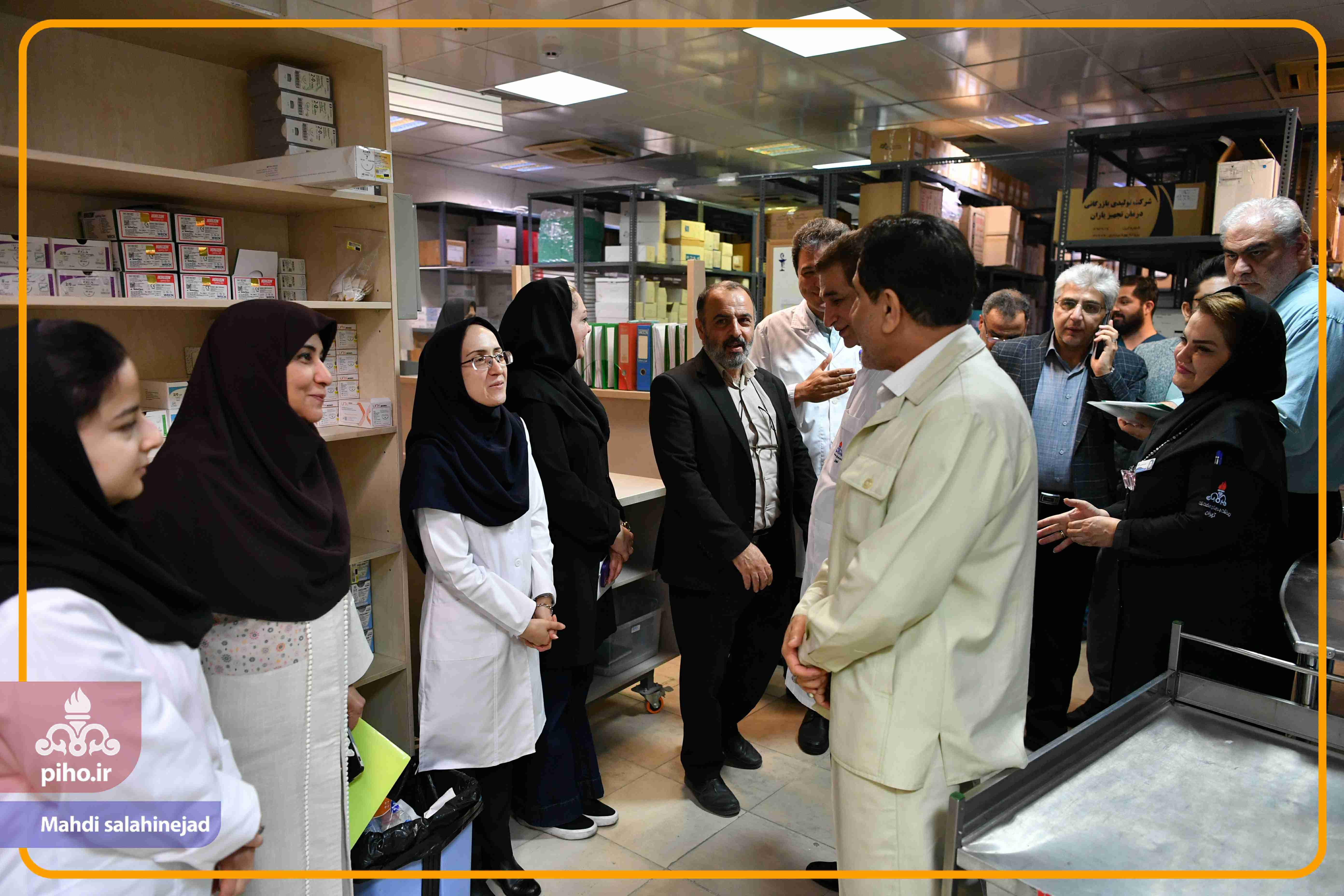 بازدید دکتر شجاع بیمارستان تهران 30