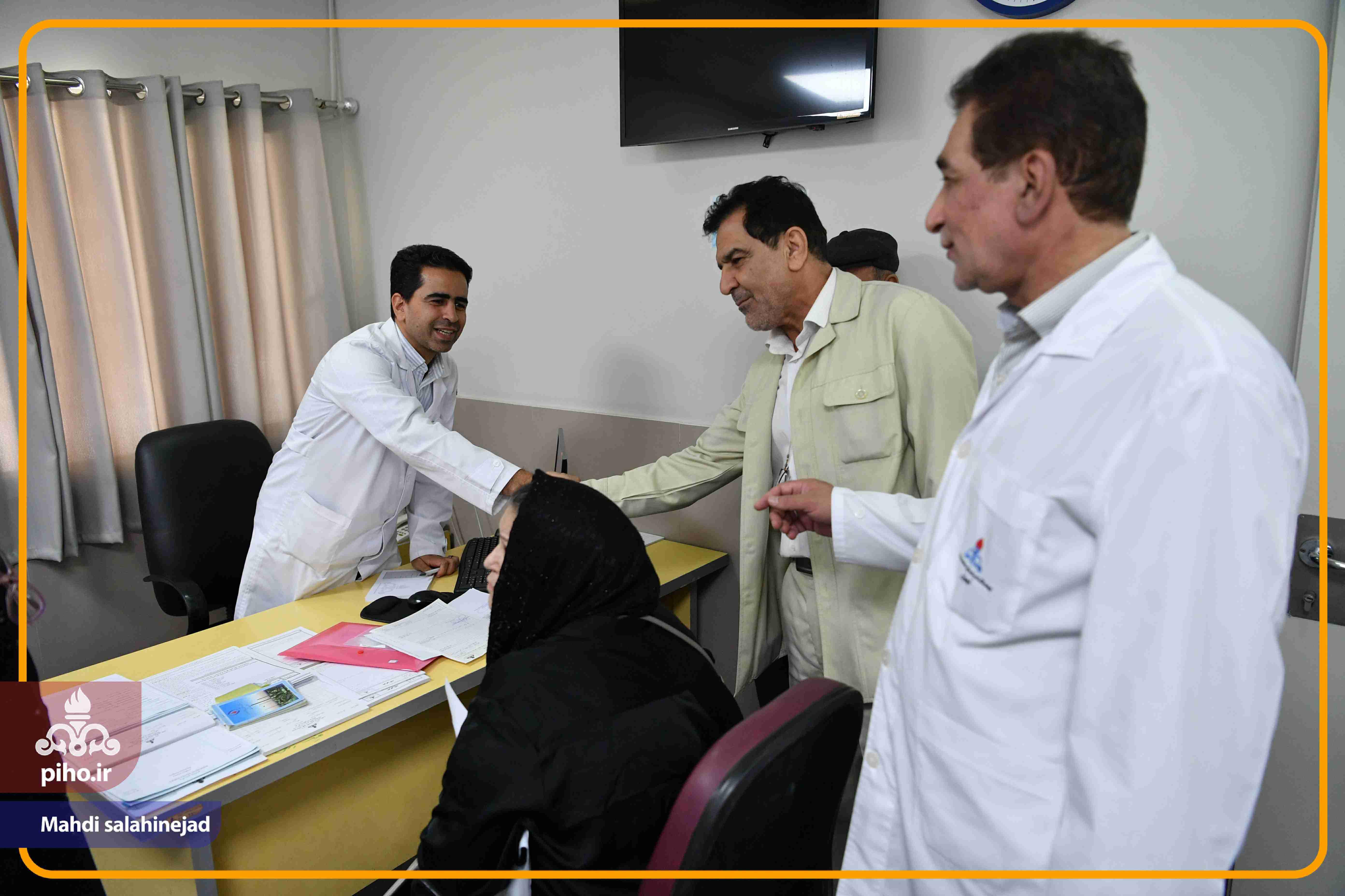 بازدید دکتر شجاع بیمارستان تهران 23