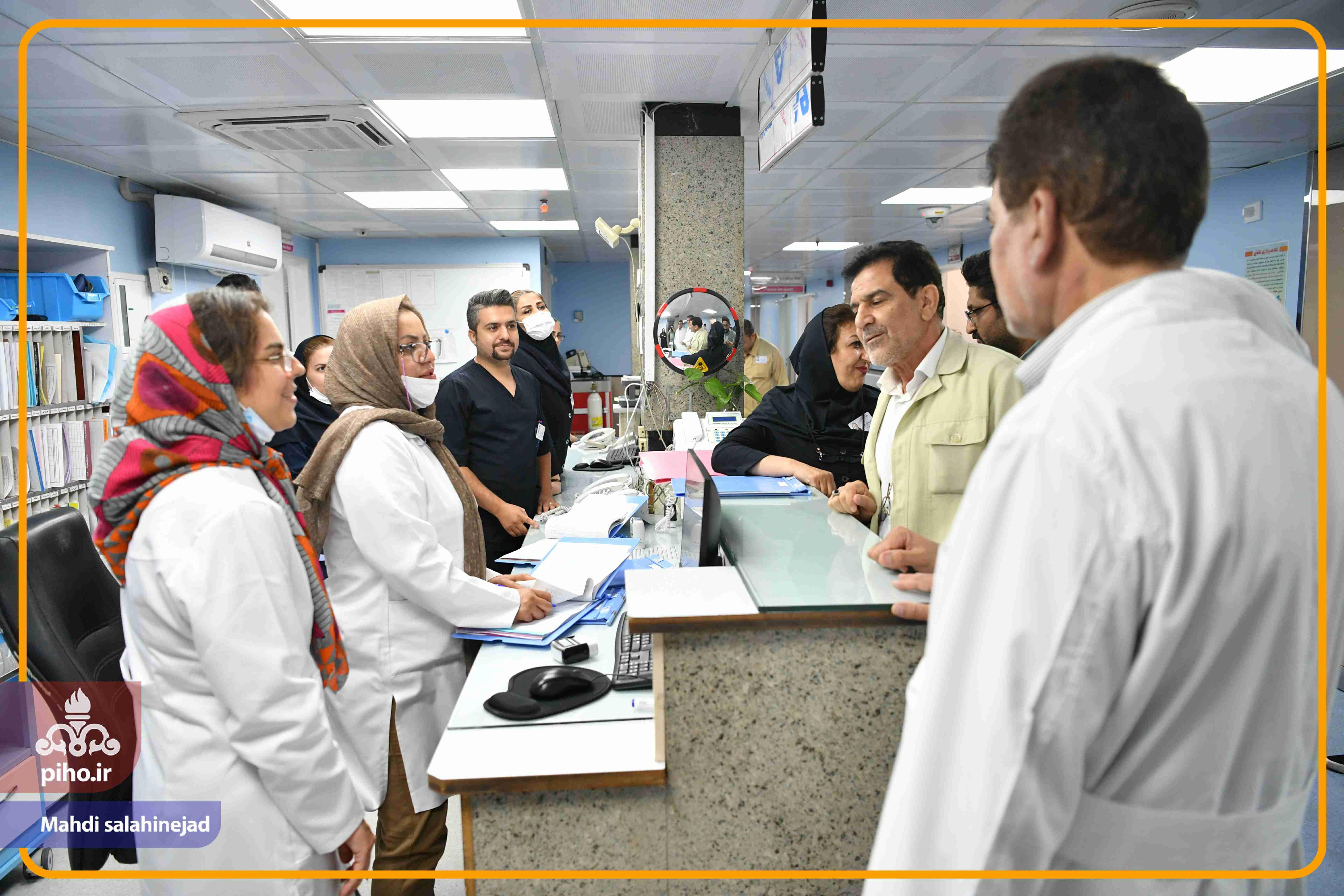 بازدید دکتر شجاع بیمارستان تهران 18