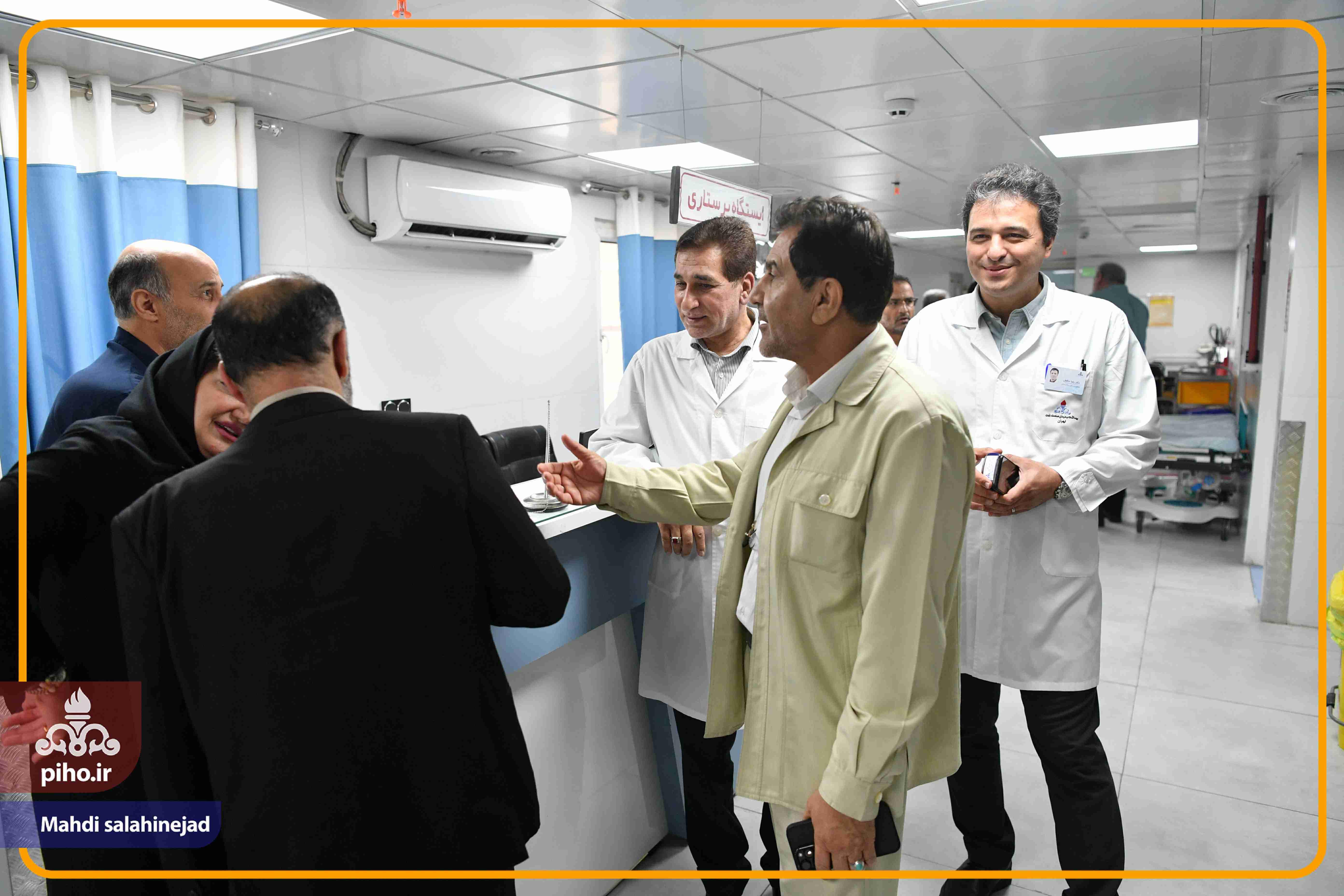 بازدید دکتر شجاع بیمارستان تهران 15