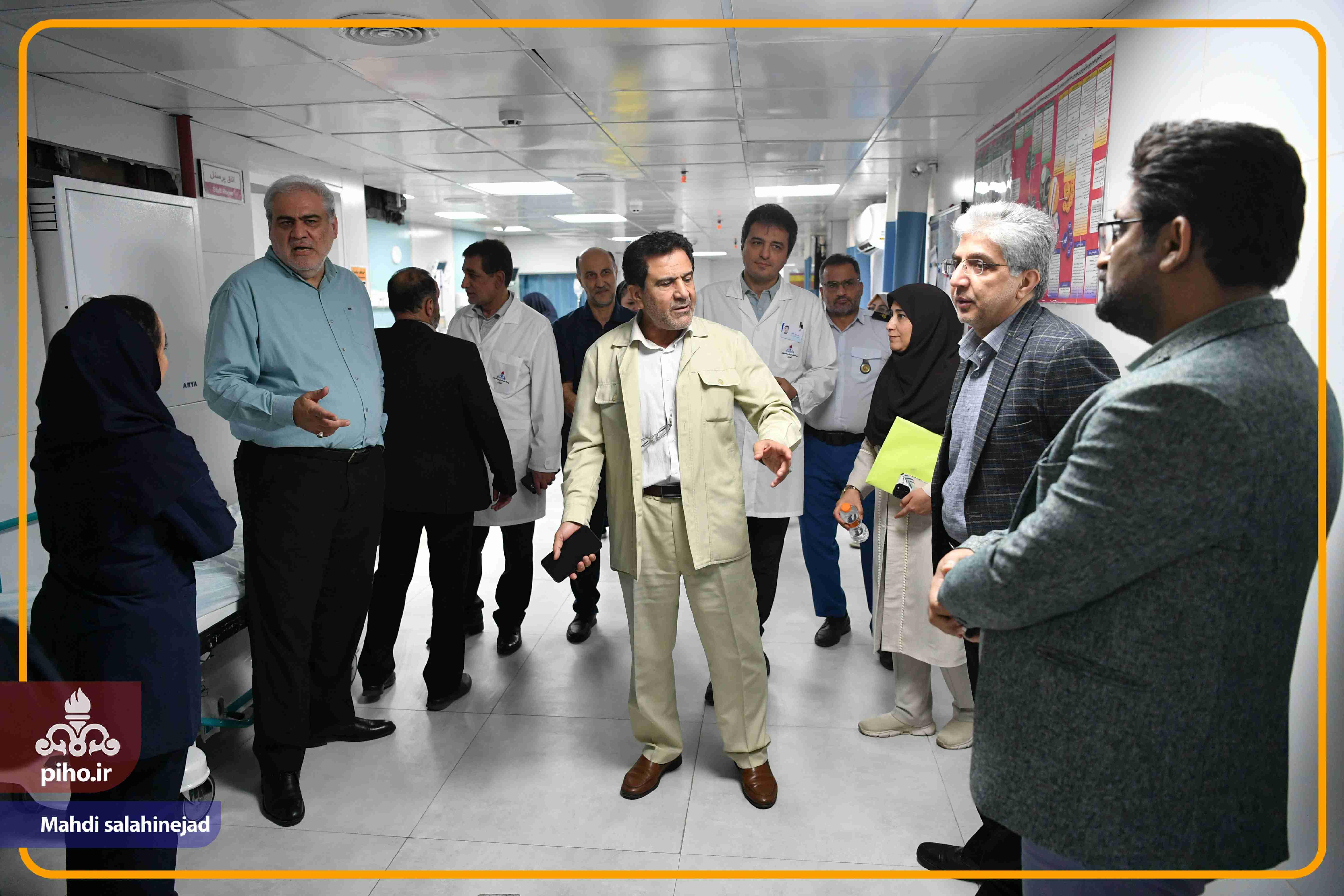 بازدید دکتر شجاع بیمارستان تهران 13