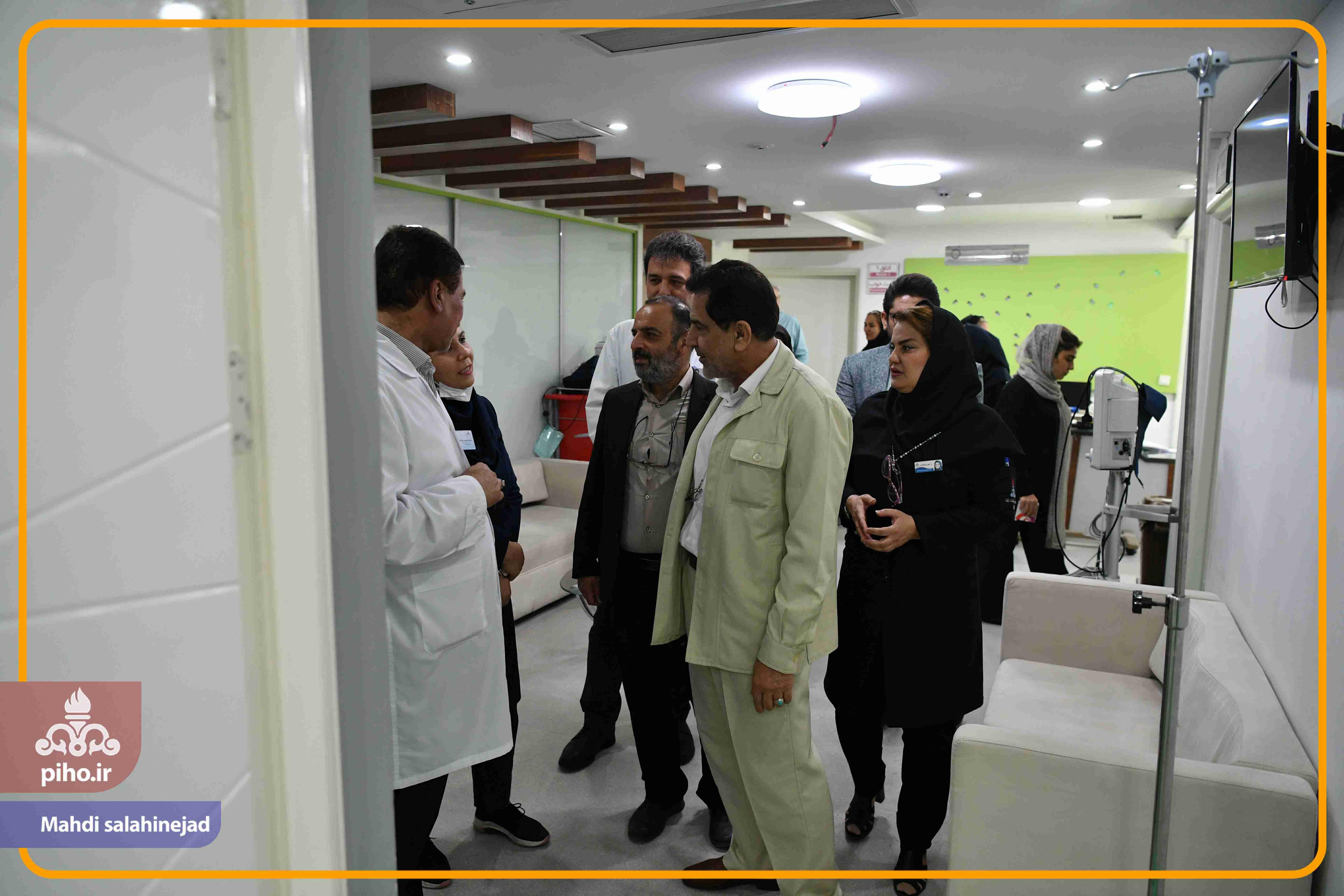 بازدید دکتر شجاع بیمارستان تهران 10