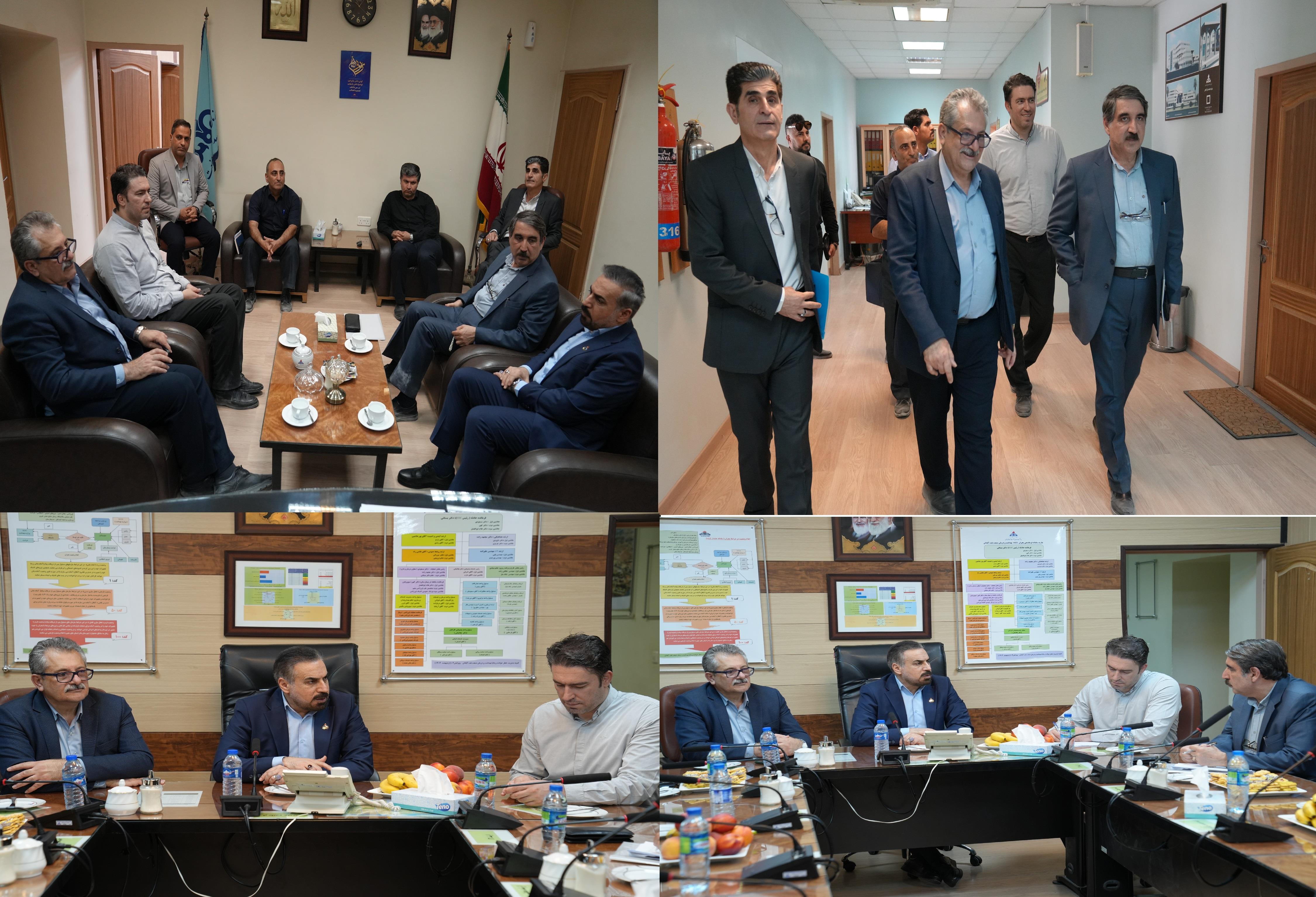 بازدیدمدیران ارشد برنامه ریزی تلفیقی شرکت ملی نفت از آبادان