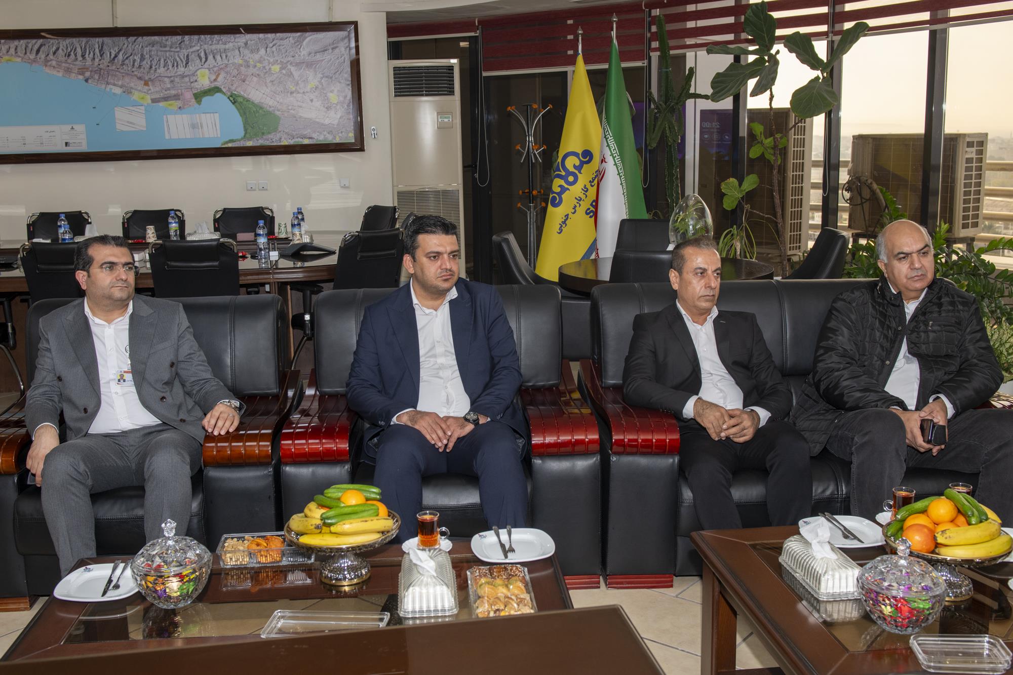 دیدار دکتر باقری با مدیرعامل پارس جنوبی