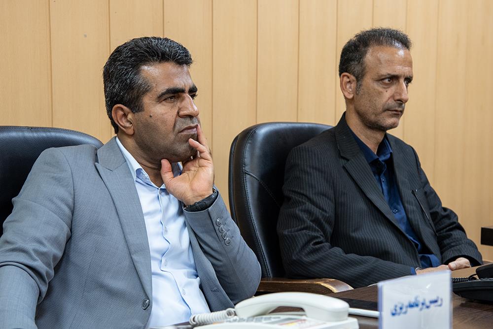 بازدید فرماندار جم و سرپرست بهداشت و درمان صنعت نفت بوشهر از مصدومان حمله هوایی آمریکایی و صهیونی به مناطق گردشگری 8