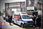 خدمت‌رسانی شبانه‌روزی بهداشت و درمان صنعت نفت در آیین تشییع شهید ایران