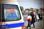 سلامت در مسیر بدرقه/پوشش کامل خدمات درمانی در درمانگاه آزادی در روز تشییع امام شهید ایران