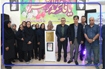 رونمایی از سردیس زنده‌یاد سارا منتظر همزمان با گرامیداشت روز زن در بهداشت و درمان صنعت نفت آبادان