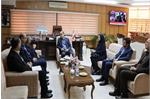 دیدار رئیس بهداشت و درمان صنعت نفت گیلان با استاندار گیلان